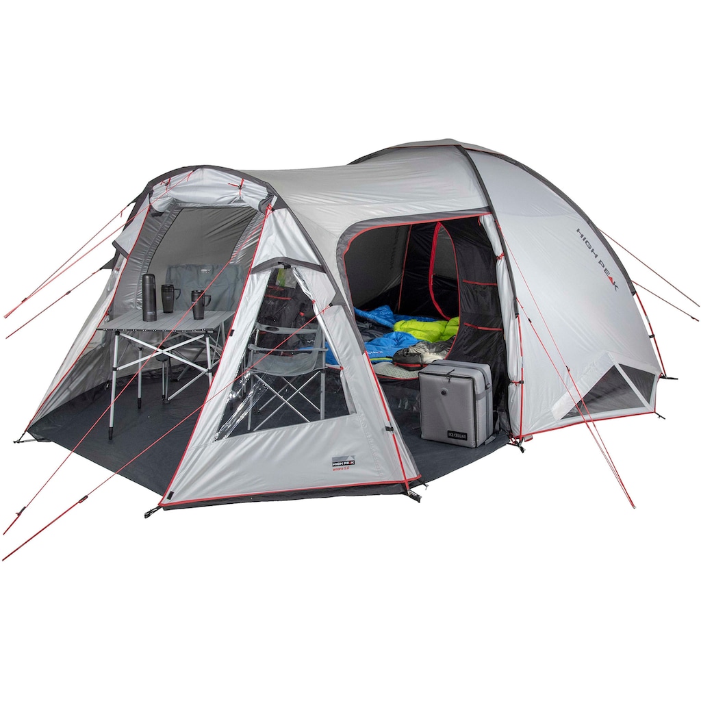 High Peak Kuppelzelt »Zelt Amora 5.0«, 5 Personen, (mit Transporttasche)