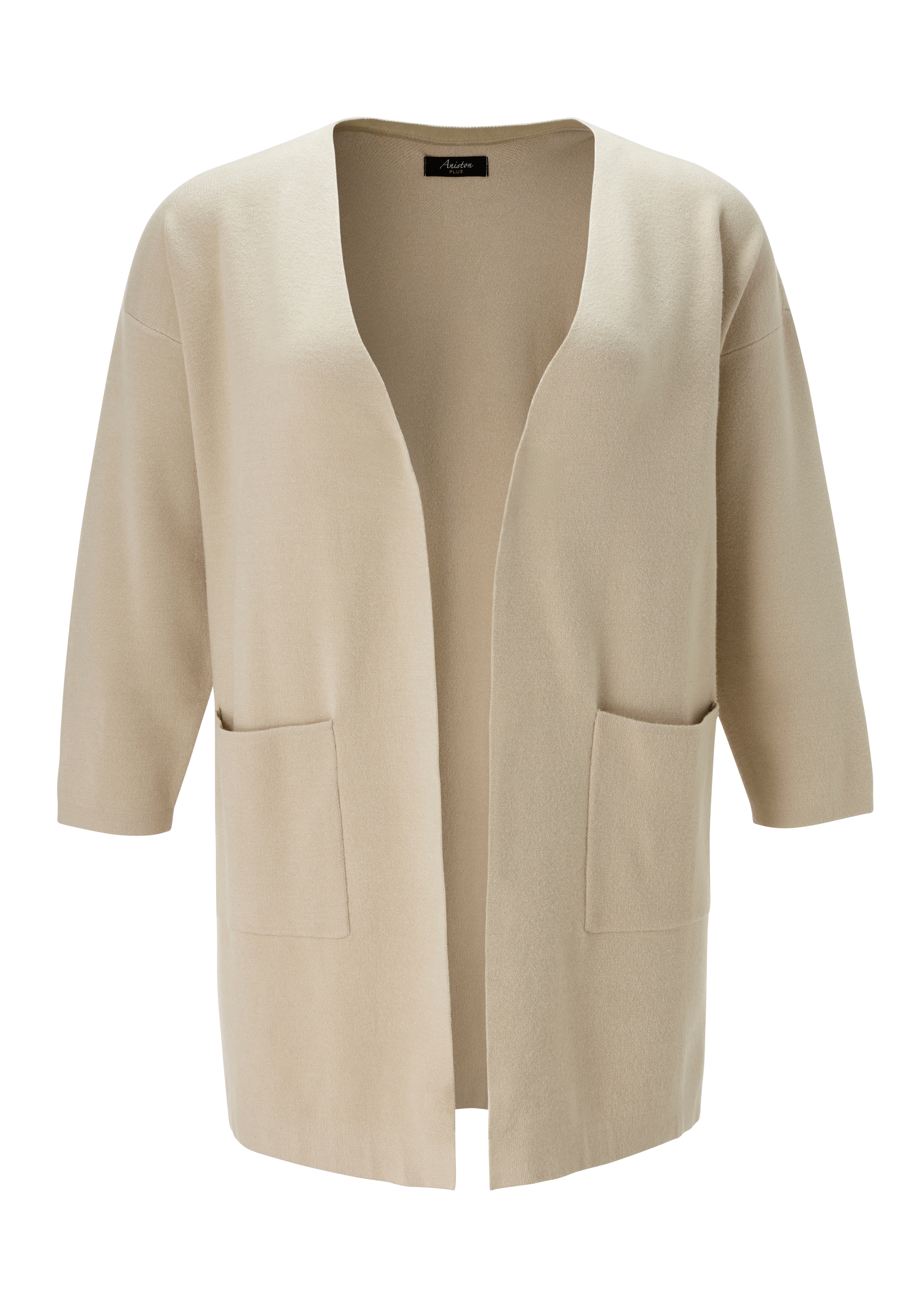Aniston PLUS Longstrickjacke offener, verschlussloser Style - NEUE KOLLEKTION
