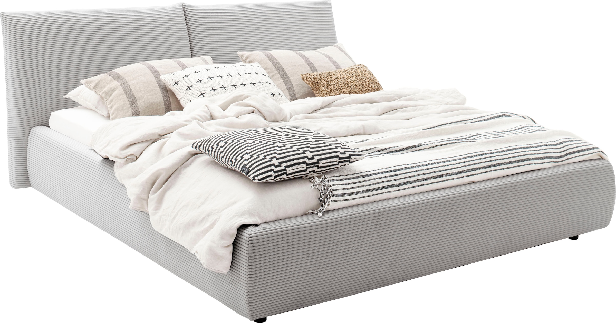 PLACES OF STYLE Polsterbett "Priora in 4 Breiten bis 200cm" auch in NaturLE günstig online kaufen