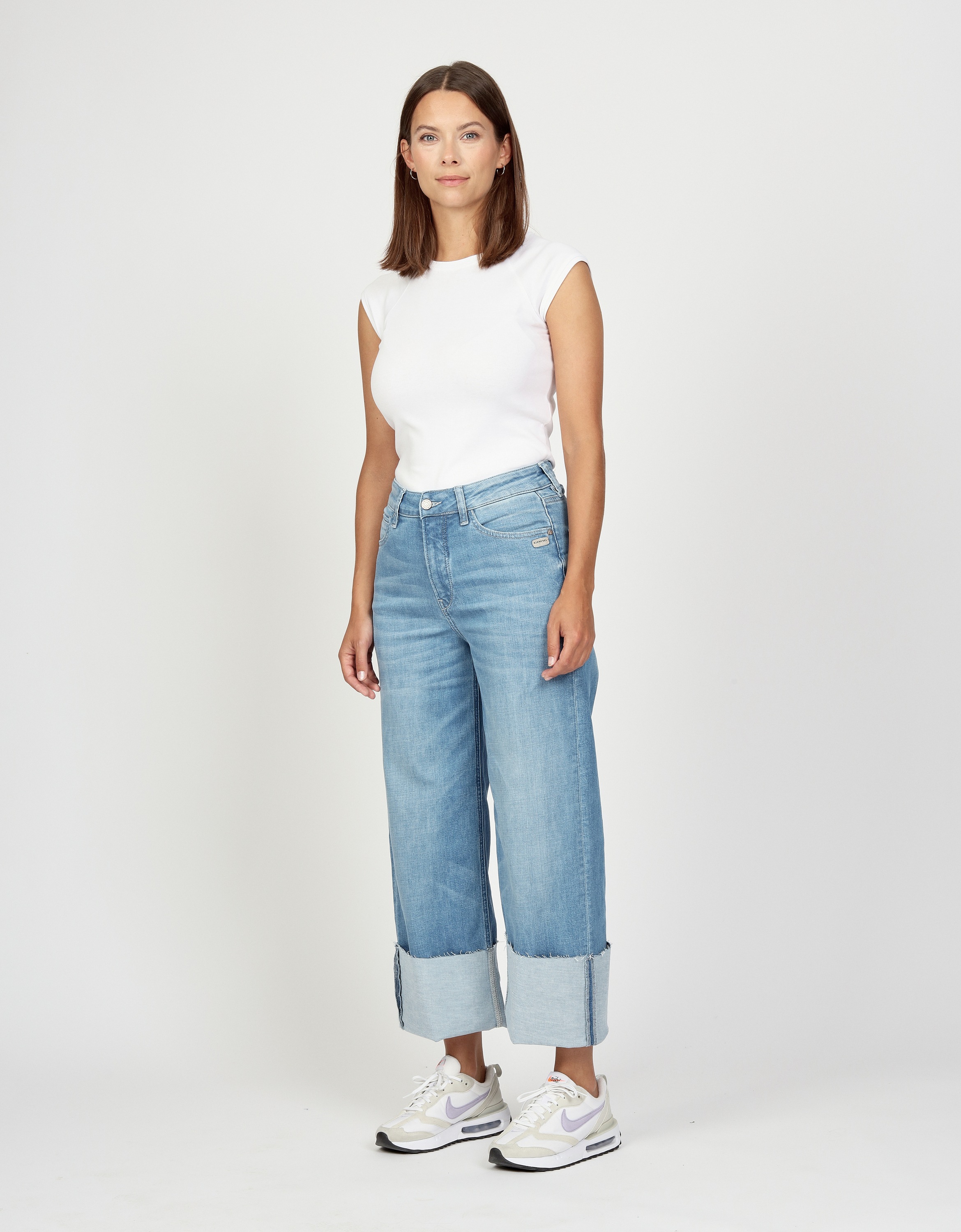 GANG Weite Jeans "GANG Jeans Wide Fit 94JETTE CULOTTE" günstig online kaufen