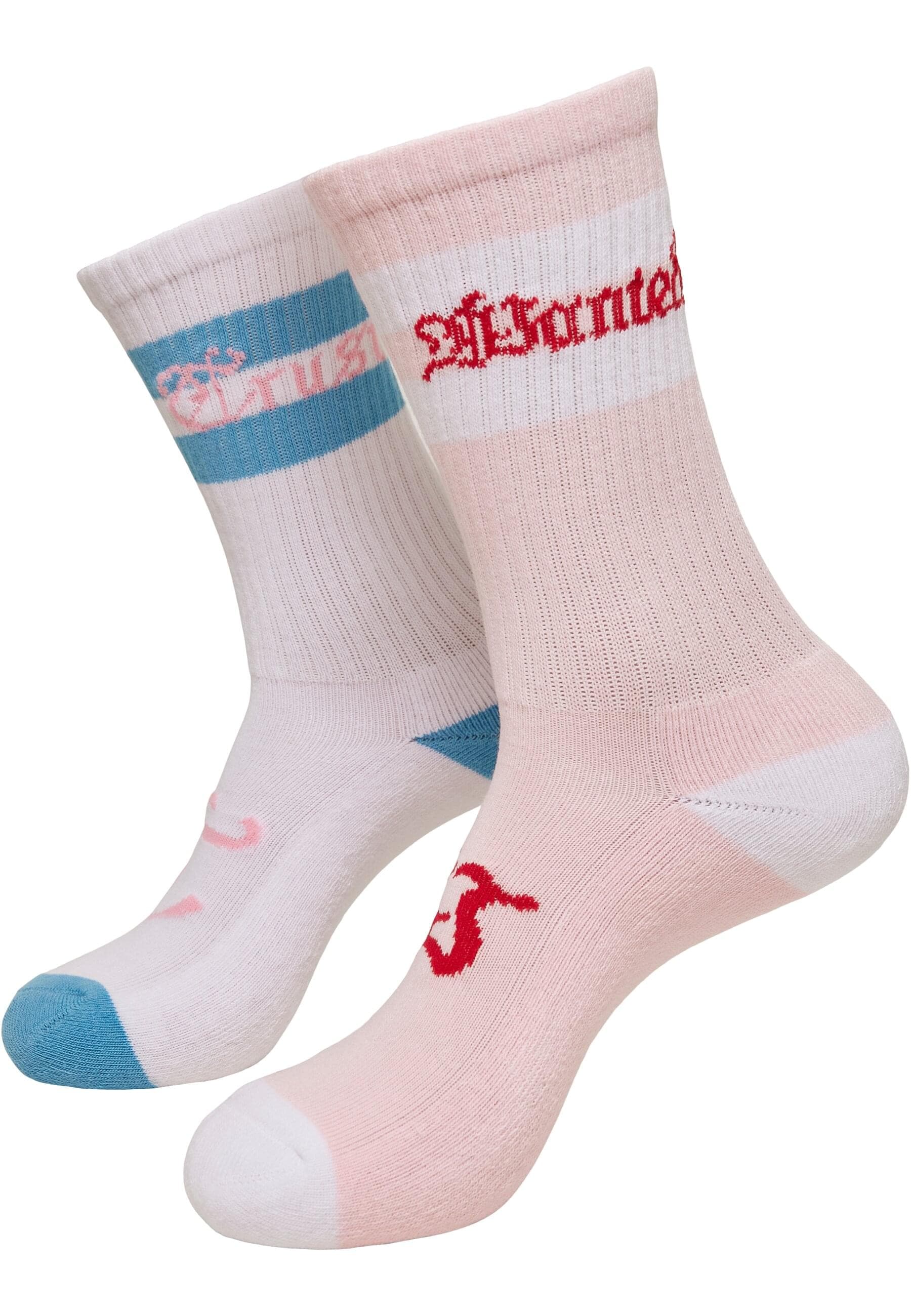 MisterTee Basicsocken "MisterTee Unisex Trust Wanted Socks 2-Pack" 1 Stk. t günstig online kaufen