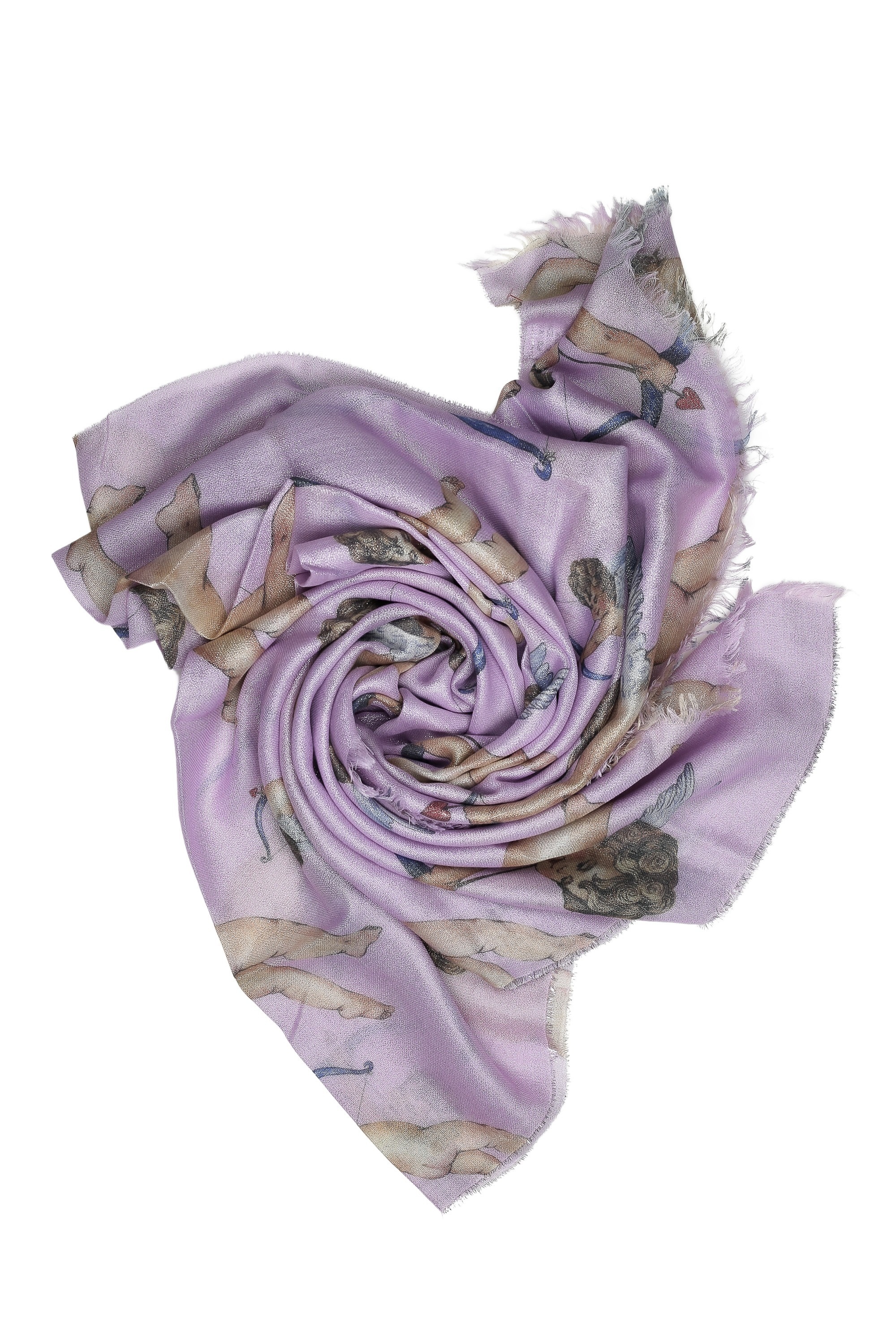 Thumbnail - COLLEZIONE ALESSANDRO XXL-Schal "Amor" 1 Stk. tlg. im XXL-Format mit Engeln Amor Pfeil