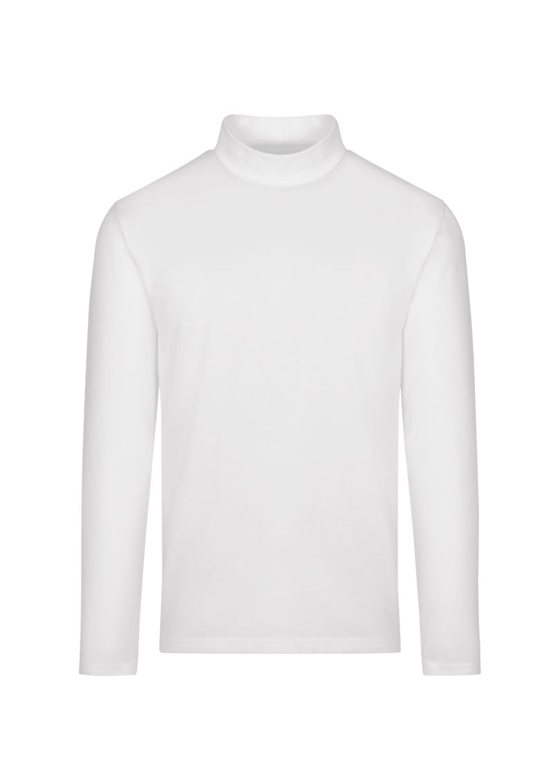 Trigema Longsleeve »TRIGEMA Langarm Shirt mit Stehkragen«, (1 tlg.)