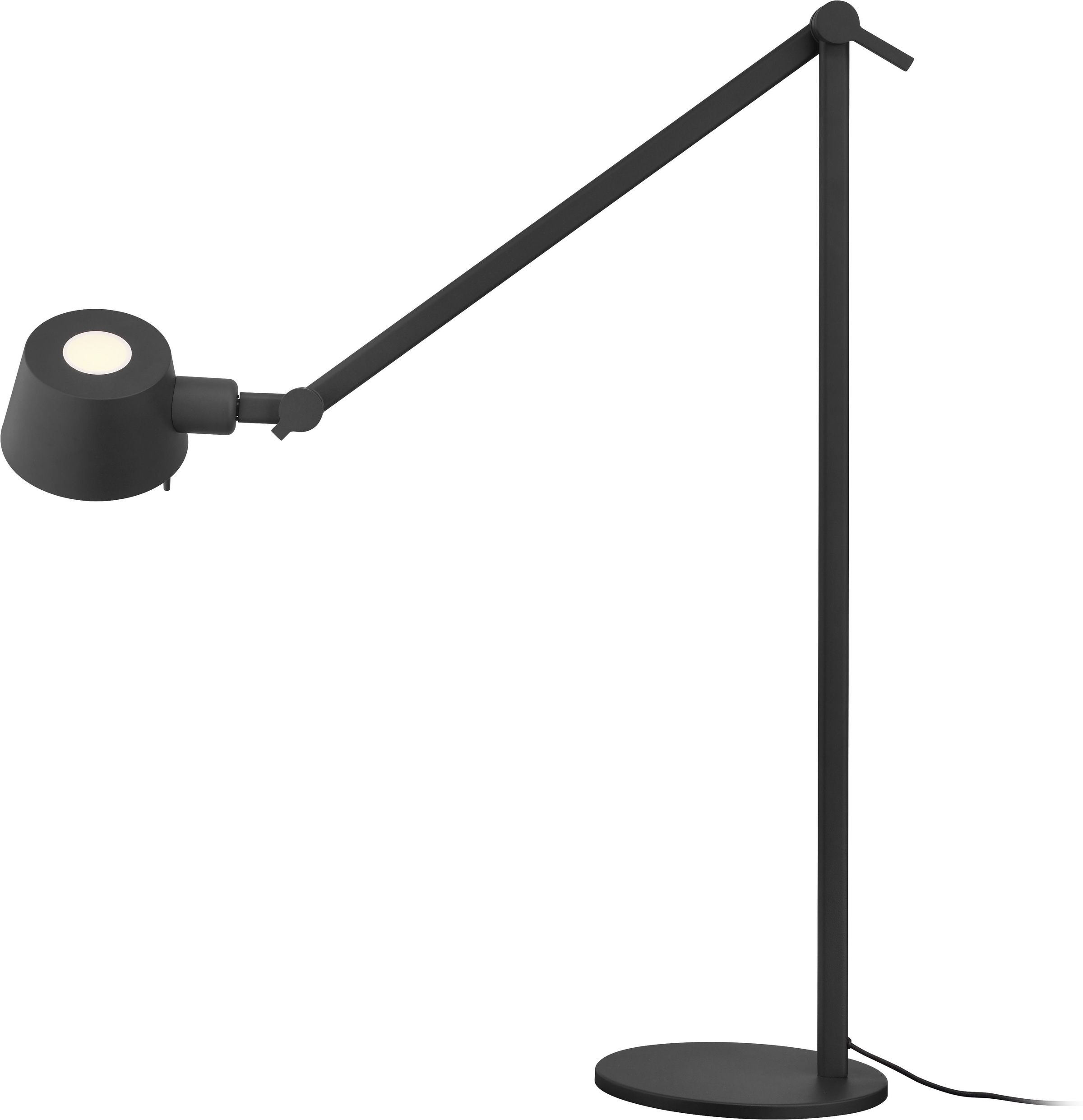 HELL höllisch gutes Licht Stehlampe »MEDO« E27 1 Stk. Fusstrittschalter, In der Höhe einstellbar