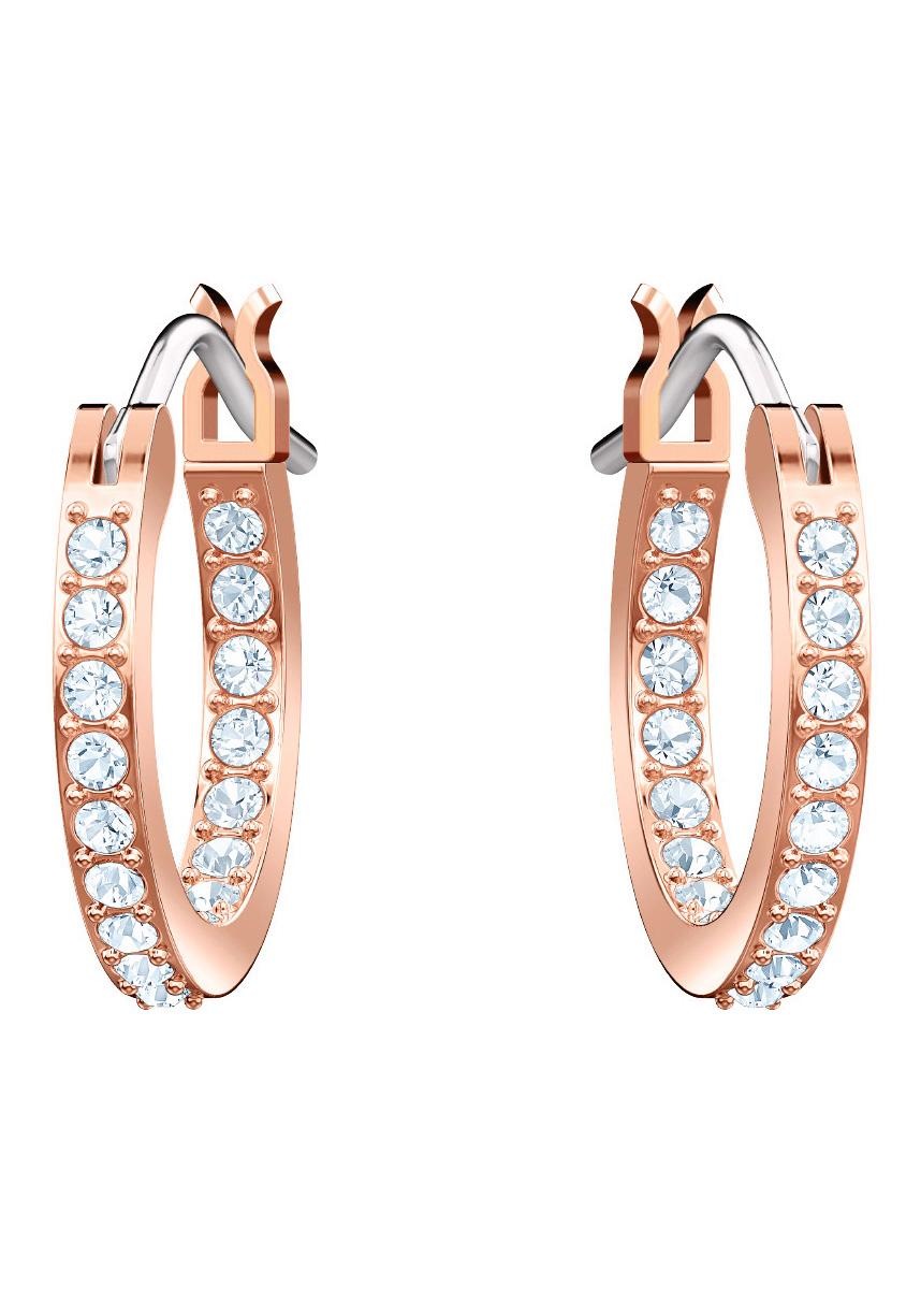 Swarovski Paar Creolen »Symbolica Böser Blick magisches Auge, 5416155, 5692163«, mit Swarovski® Kristall, Einhänger abnehmbar