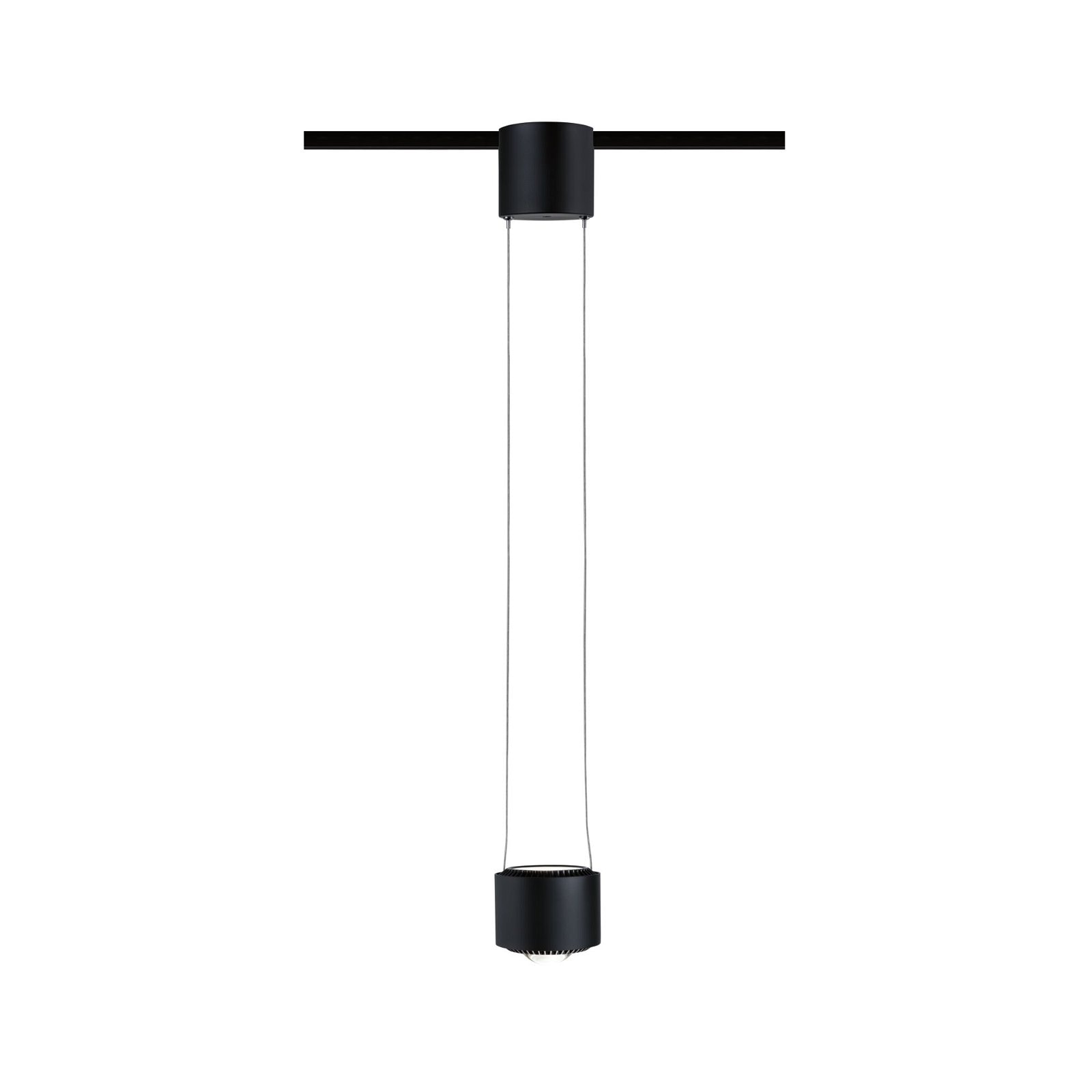 Paulmann Schienensystem-Leuchten »URail Pendel Aldan 8,5 / 1x4,5W 4000K 230V Schwarz matt, Schwarz«, 930lm / 530lm, dimmbar