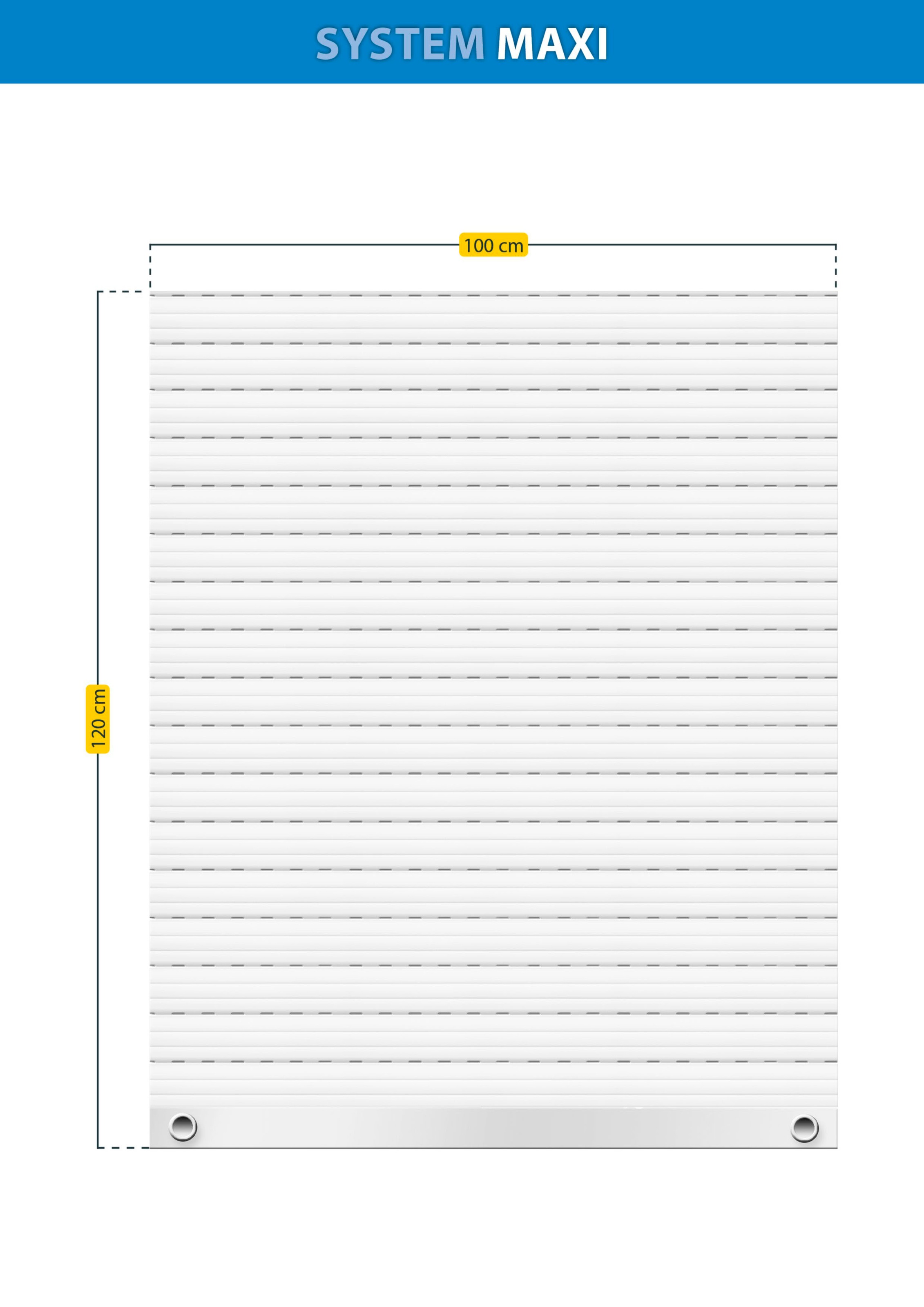 SCHELLENBERG Rollladenpanzer »Set für Fenster, Maxi System für 60 mm Stahlrohrwelle«, (1 tlg.), PVC Jalousie inkl. Zubehör