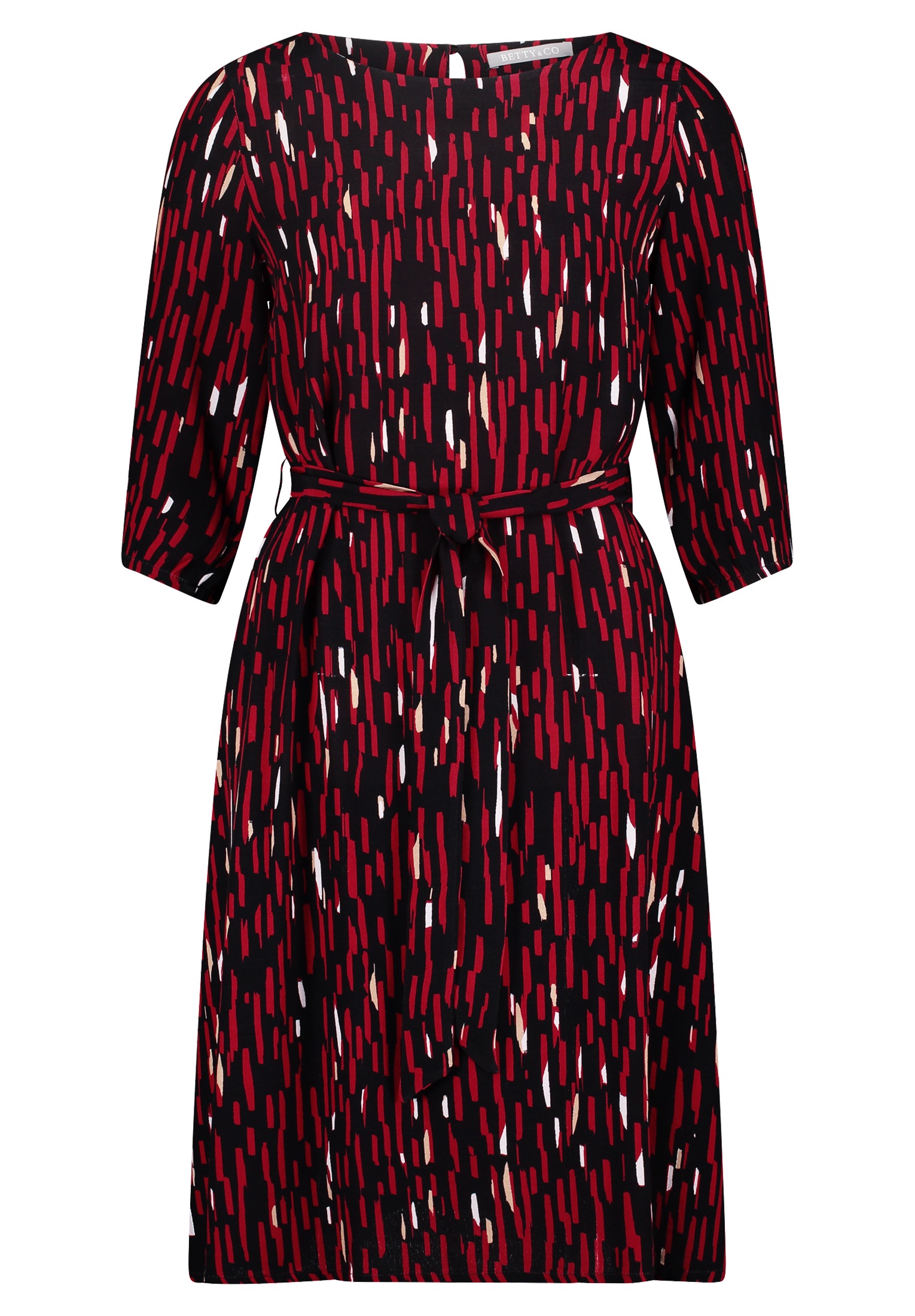 Betty&Co Druckkleid »Betty & Co Casual-Kleid mit 3/4 Arm«, Druck