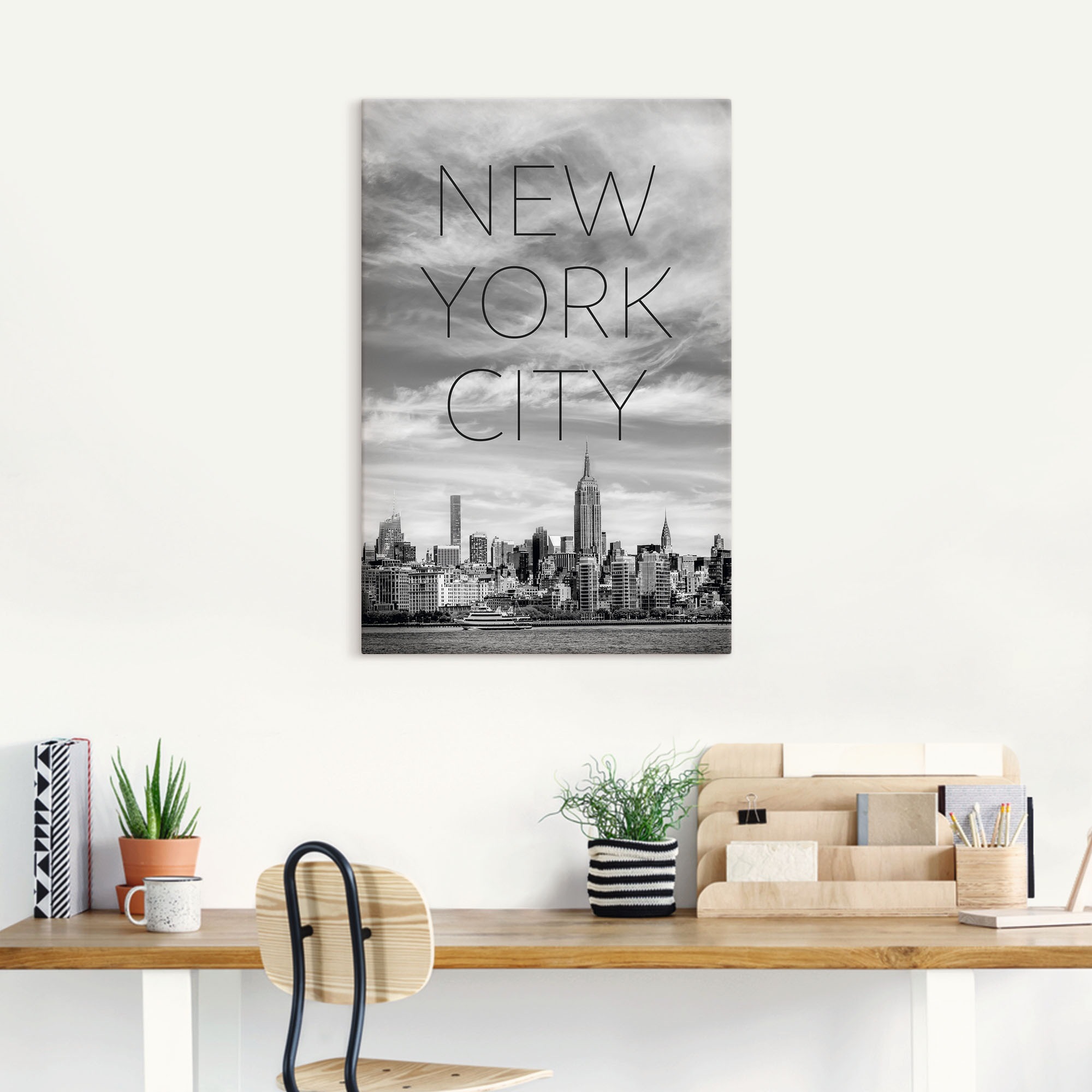 Artland Wandbild »NYC Midtown Manhattan«, New York, (1 St.), als Leinwandbild, Poster in verschied. Größen