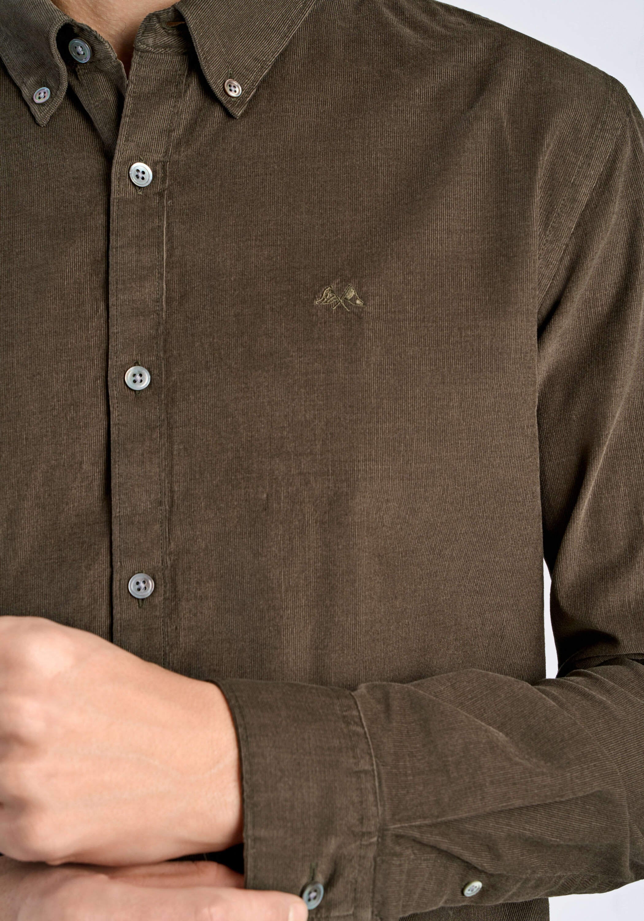 LINDBERGH Langarmhemd »Cordhemd (Langarm) Relaxed Fit«