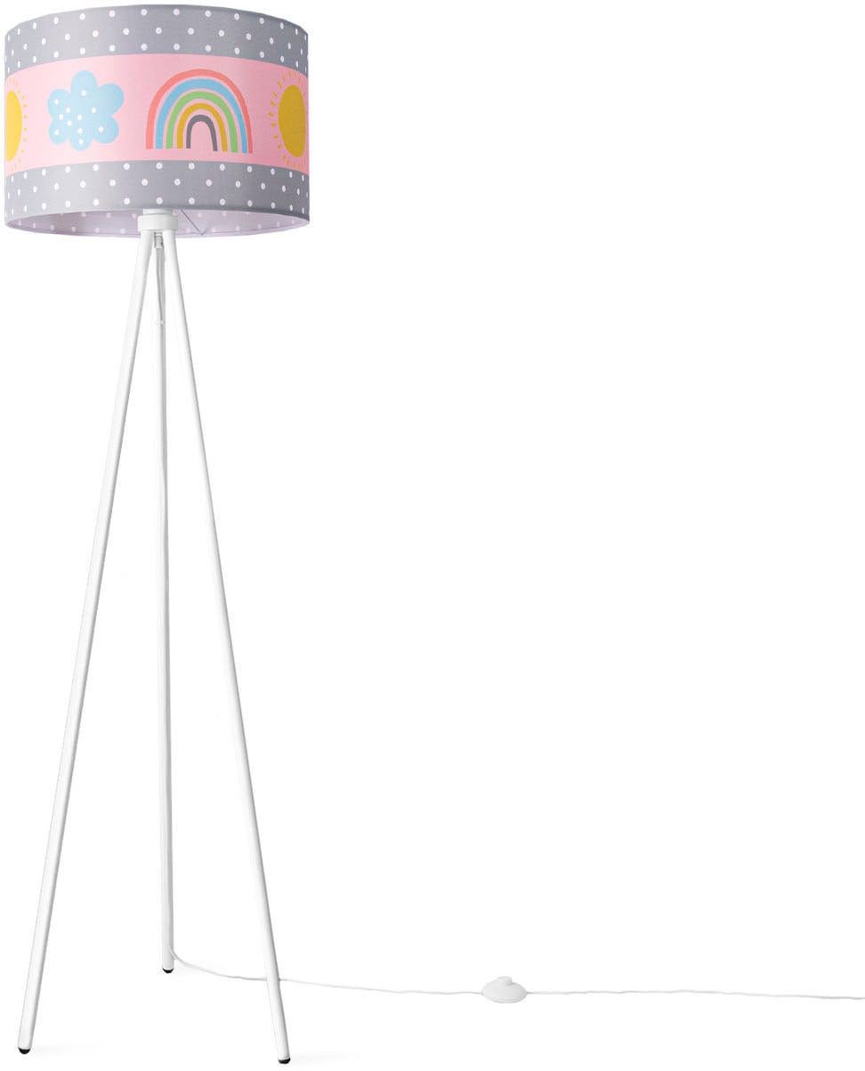 Paco Home Stehlampe »Trina Cosmo«, Lampe Kinderzimmer Kinderlampe Babyzimmer  E27 Regenbogen Sonne Wolken | BAUR