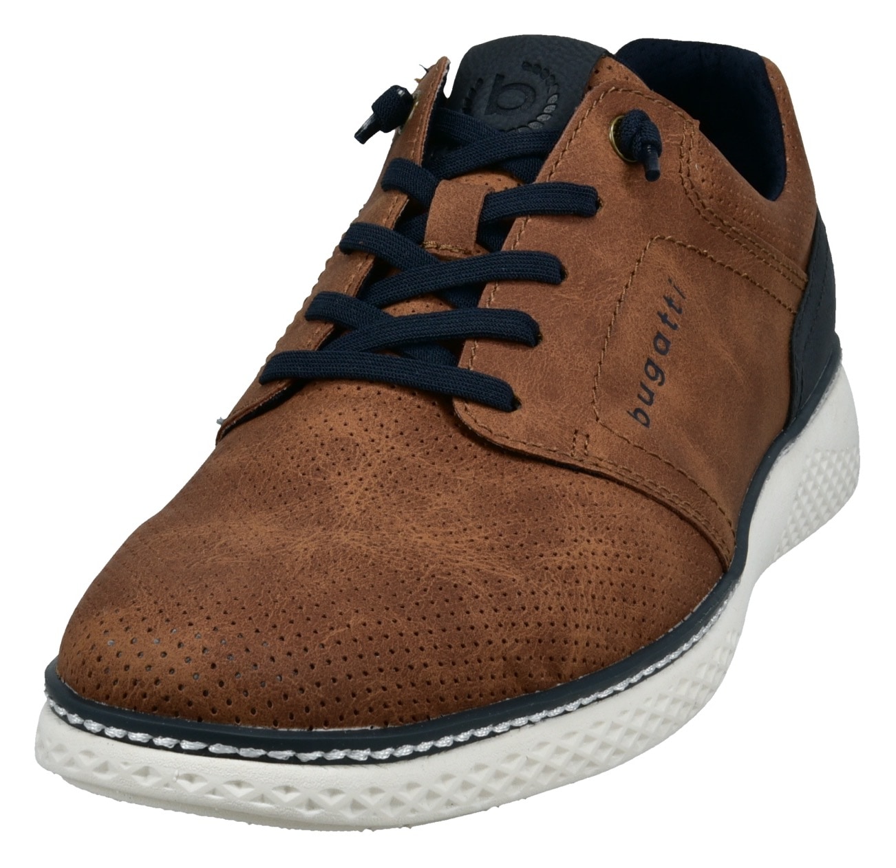 bugatti Slip-On Sneaker, Halbschuh, Freizeitsneaker mit Perforation, elasti günstig online kaufen