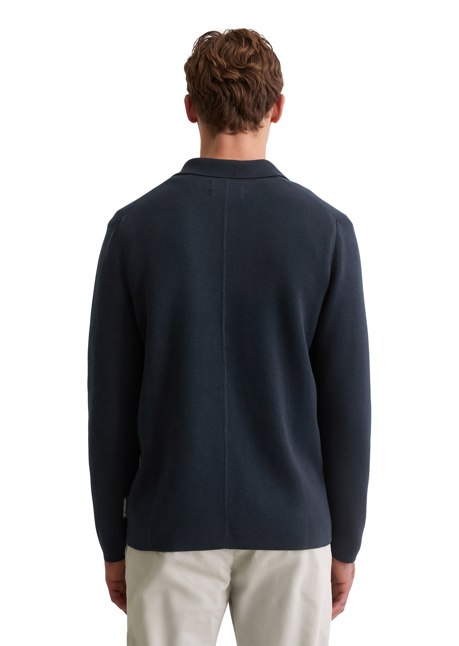 Marc O'Polo Knit Blazer Men Dark Navy L 2
