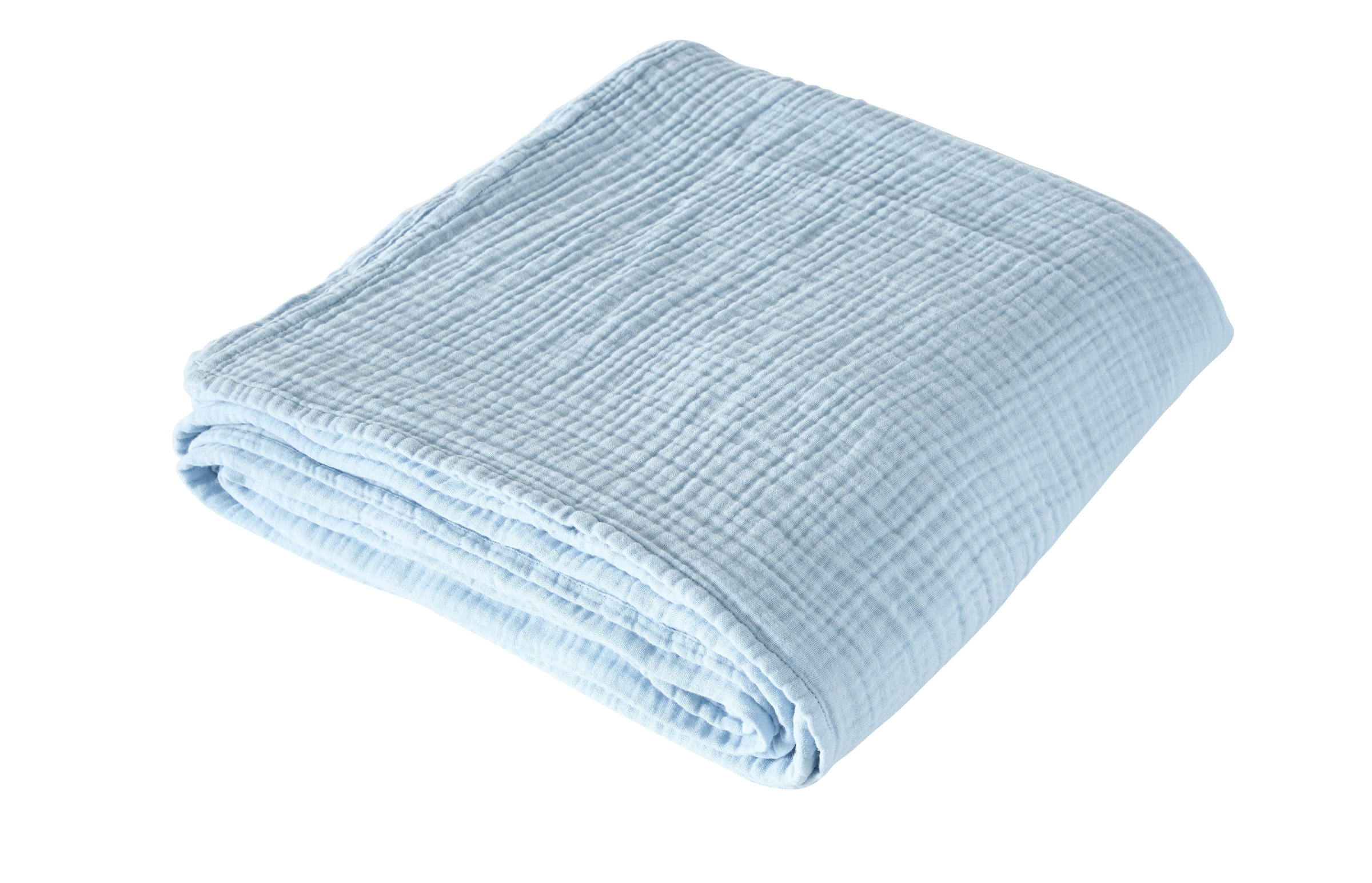 LeGer Home by Lena Gercke Wohndecke "HEVIN" Tagesdecke im Baumwoll-Crinkle-Effekt, Musselin, Kuscheldecke