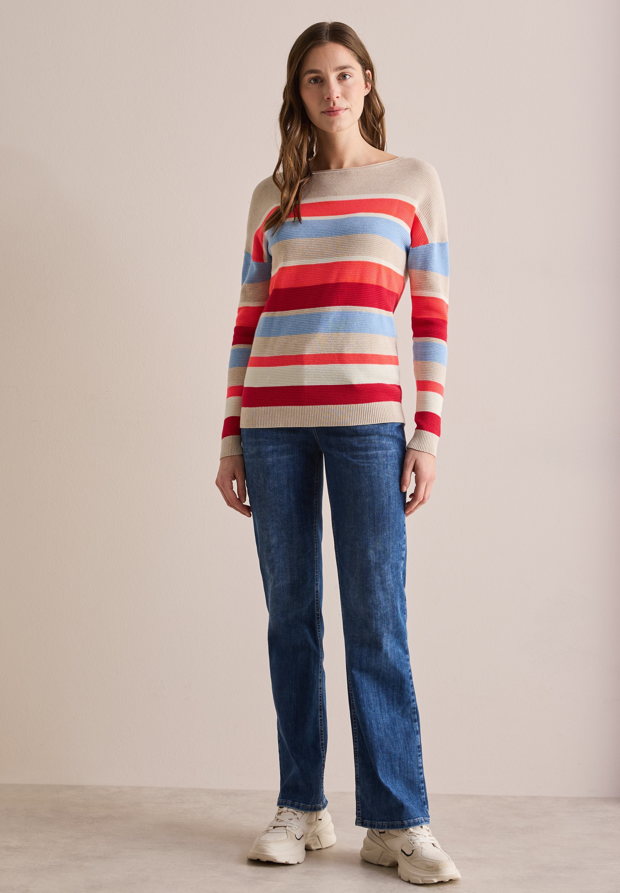 Cecil Strickpullover, im soften Baumwoll-Mix