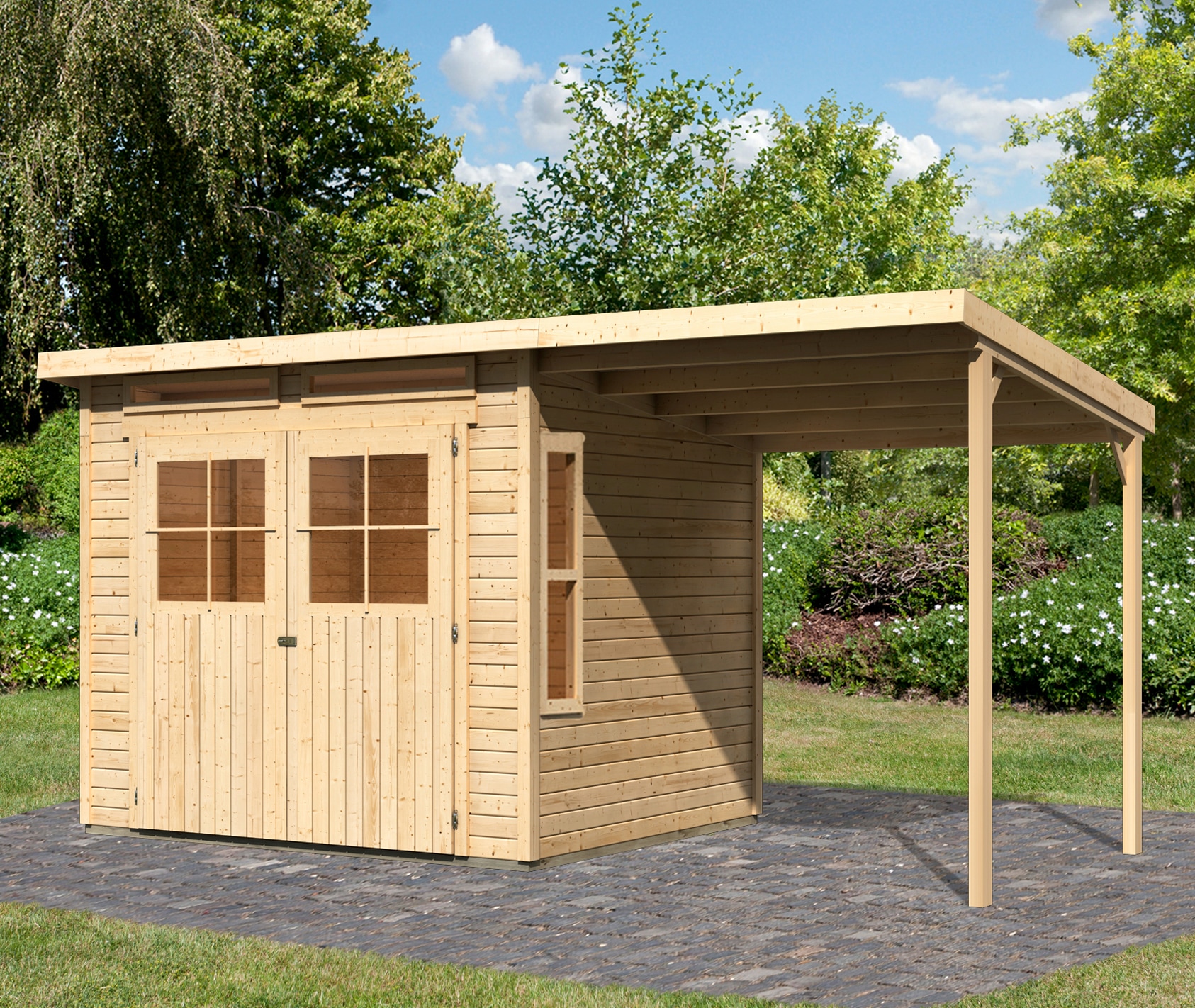 Karibu Gartenhaus "Falkensee 4" günstig online kaufen