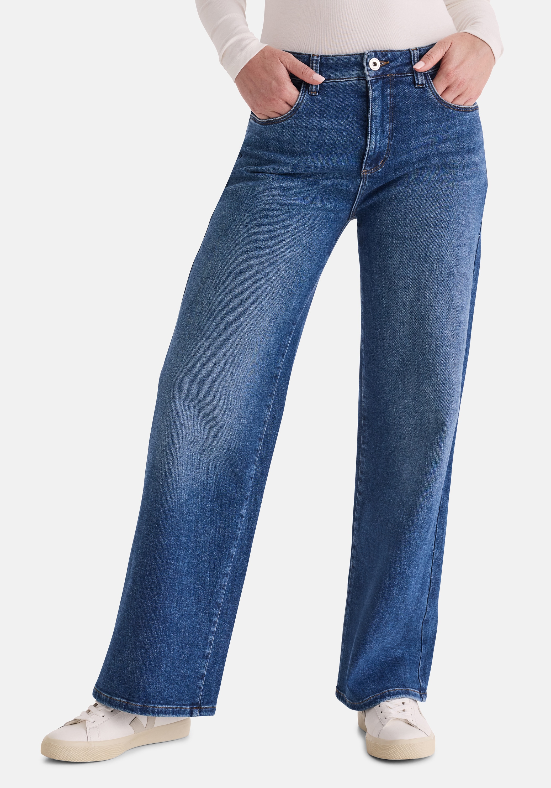 STOOKER WOMEN »MODENA Hose extra Wide Leg« Hose extra Wide Leg für Damen