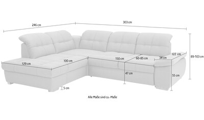 Home affaire Ecksofa »Lotus Home Luxus«, belastbar bis zu 140kg, incl.... kaufen Home affaire Ecksofa »Lotus Home Luxus«, belastbar bis zu 140kg, incl.... kaufen