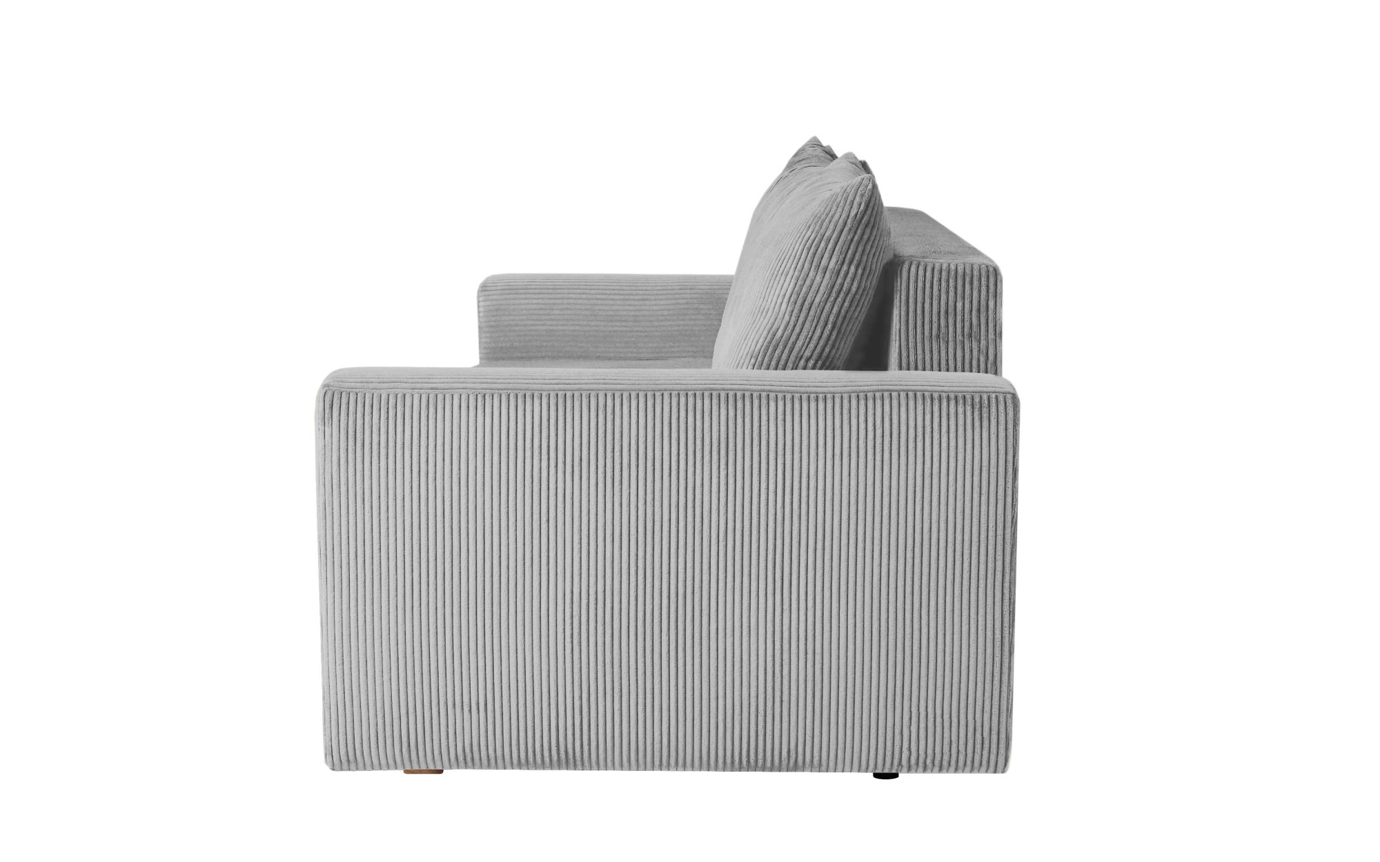 INOSIGN 3-Sitzer »MAGHERA Schlafsofa mit Bettkasten, in hochwertiger Verarbeitung«, mit Wellenunterfederung, Cord und Struktur-Bezug, B/H/T 230/92,5/79 cm