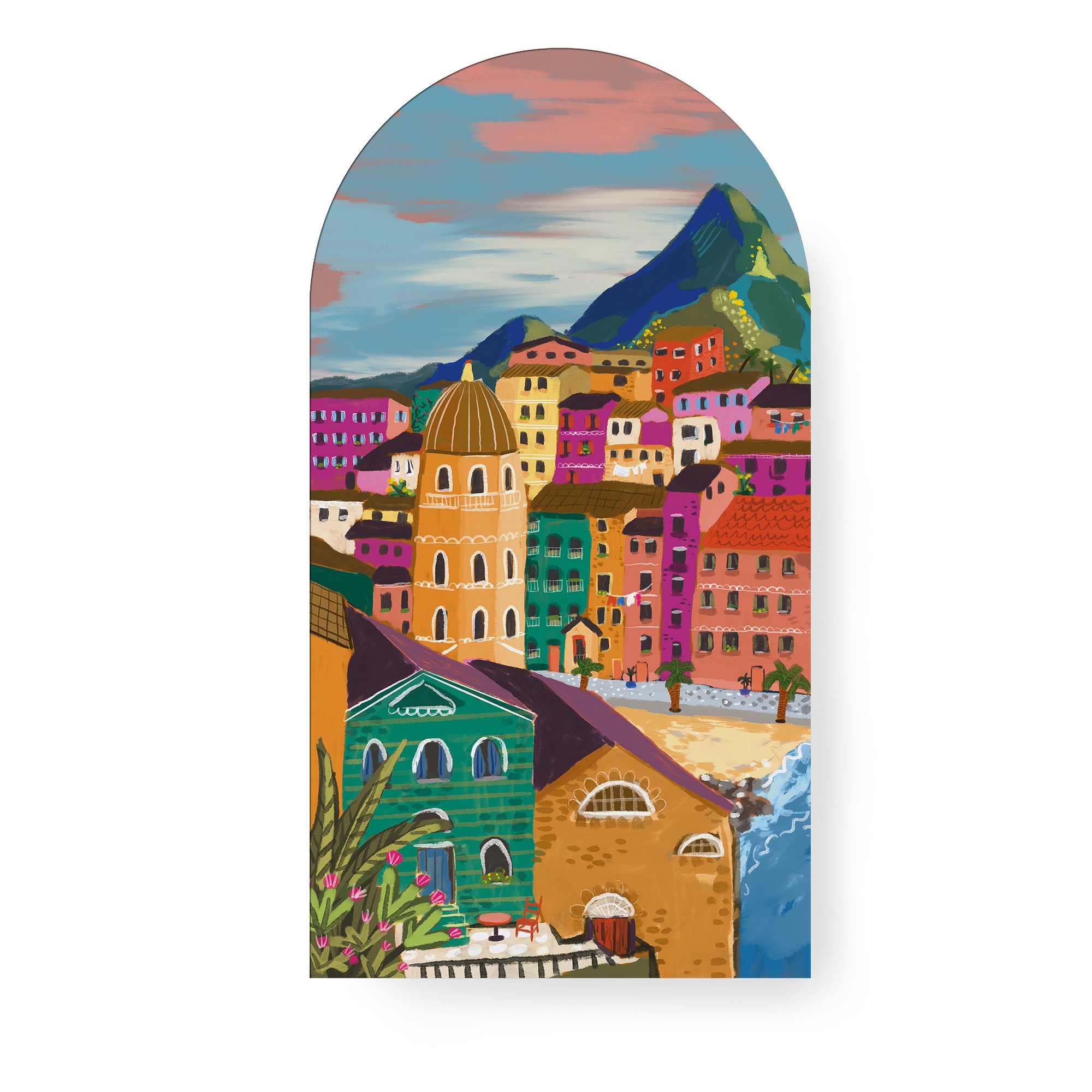 Art for the home Leinwandbild »Alle Farben«, Landschaft, (1 St.)