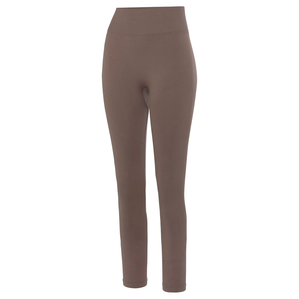 LASCANA Seamless Leggings »- Po Push Up Leggings«, mit Rippstruktur und Shapingeffekt, Sporthose, Sportleggings