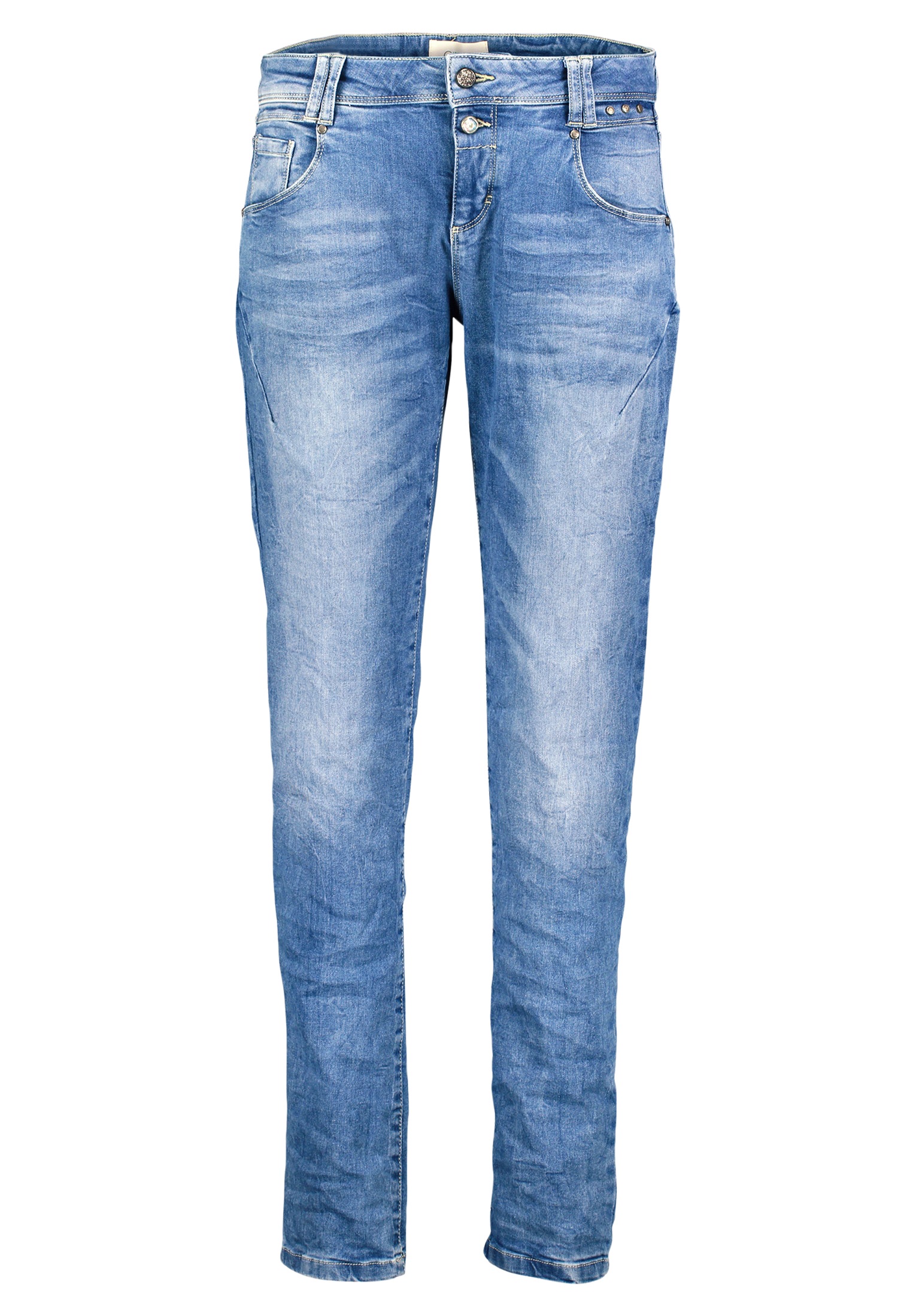 Cartoon Boyfriend-Jeans "Damen Boyfriend-Hose mit Reißverschluss" günstig online kaufen