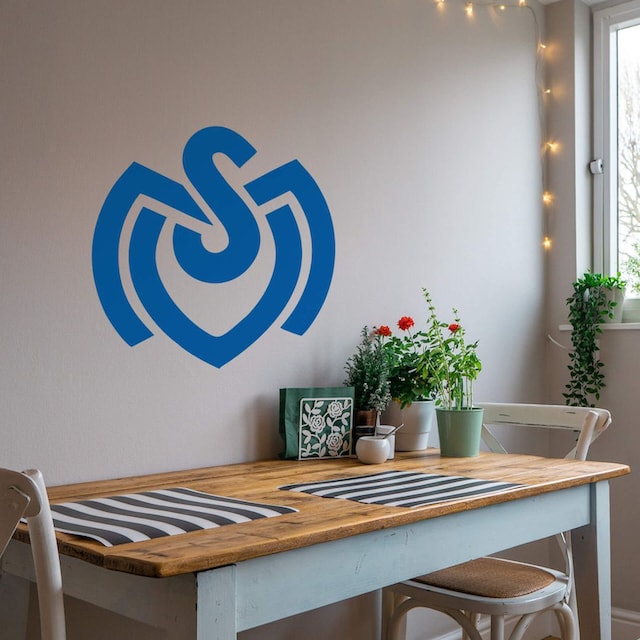 (1 | St.) »MSV Retro Wall-Art Logo«, Duisburg BAUR Wandtattoo bestellen