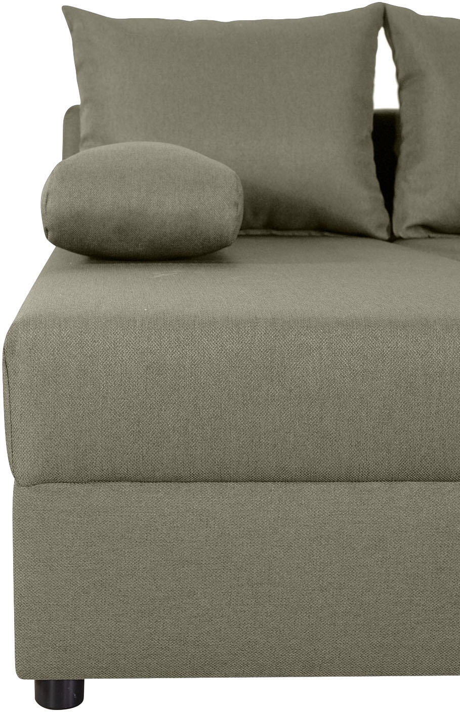 COLLECTION AB Wohnlandschaft »Pico U-Form«, Breite 220, ohne Armlehne mit Schlaffunktion, Bettkasten