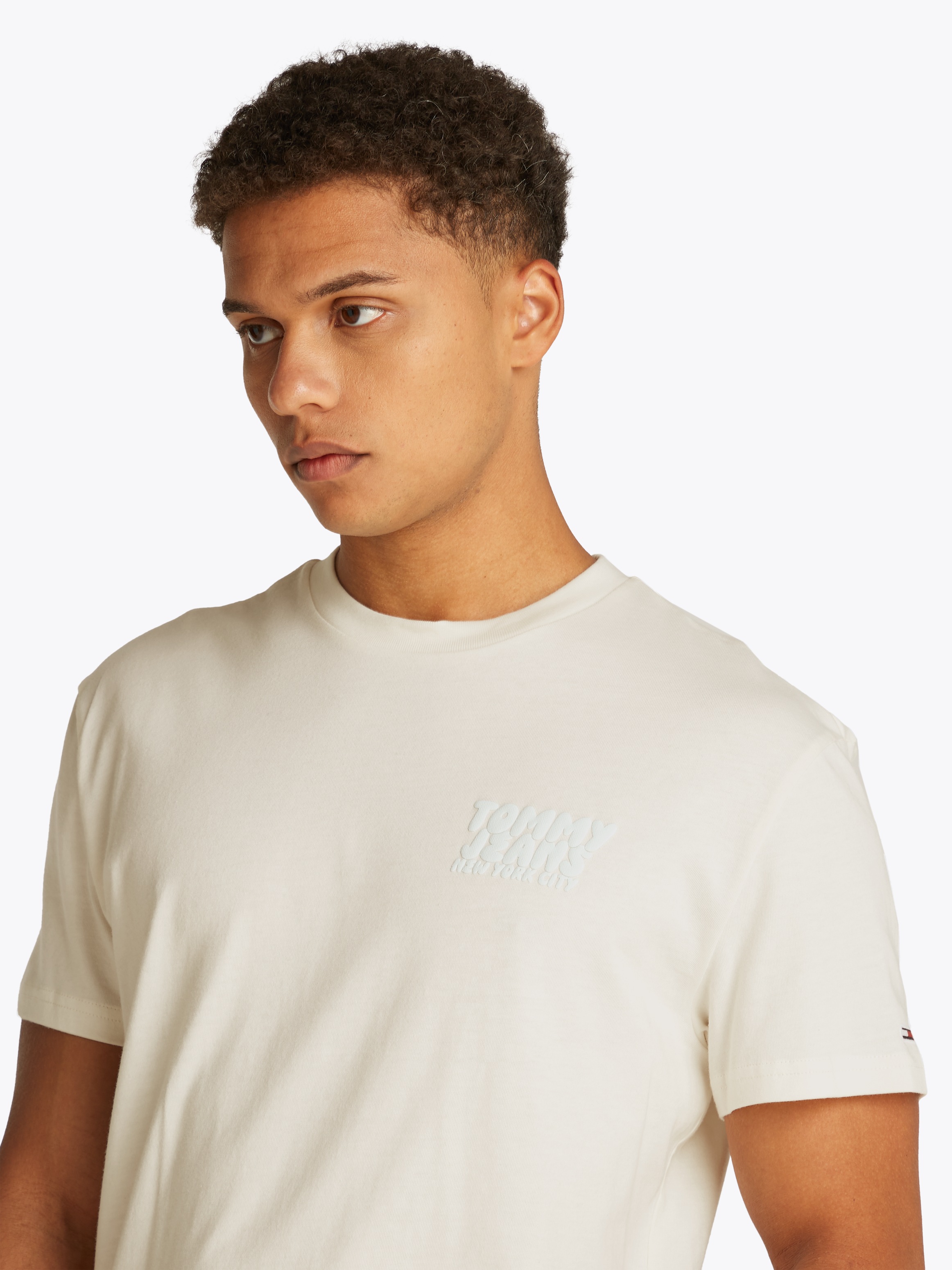 Tommy Jeans Kurzarmshirt "TJM REG BUBBLE BACK SS TEE EXT", Mit Rundhalsauss günstig online kaufen