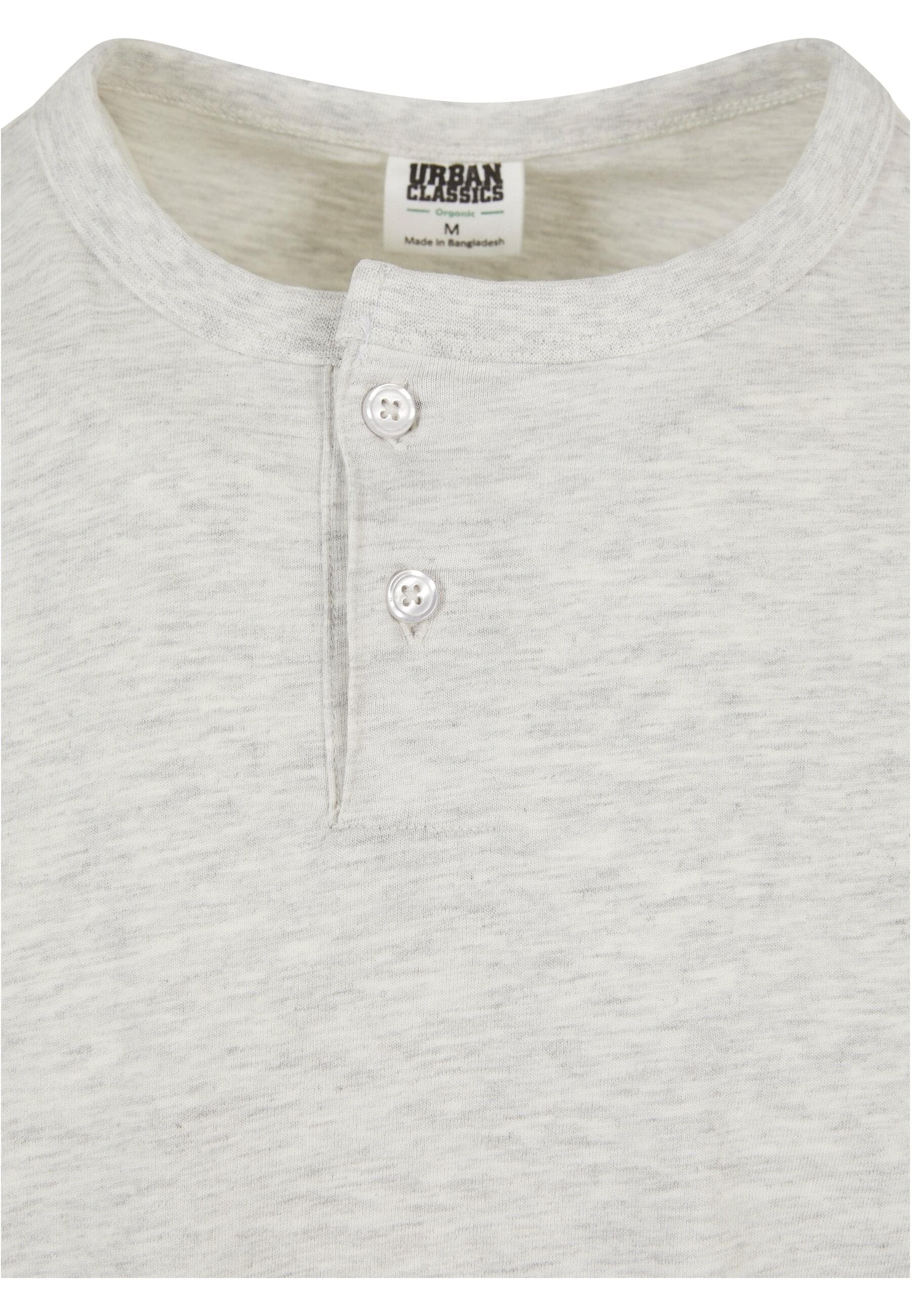 URBAN CLASSICS Longsleeve »Urban Classics Herren Organic Oversized Henley Longsleeve«, (1 tlg.)