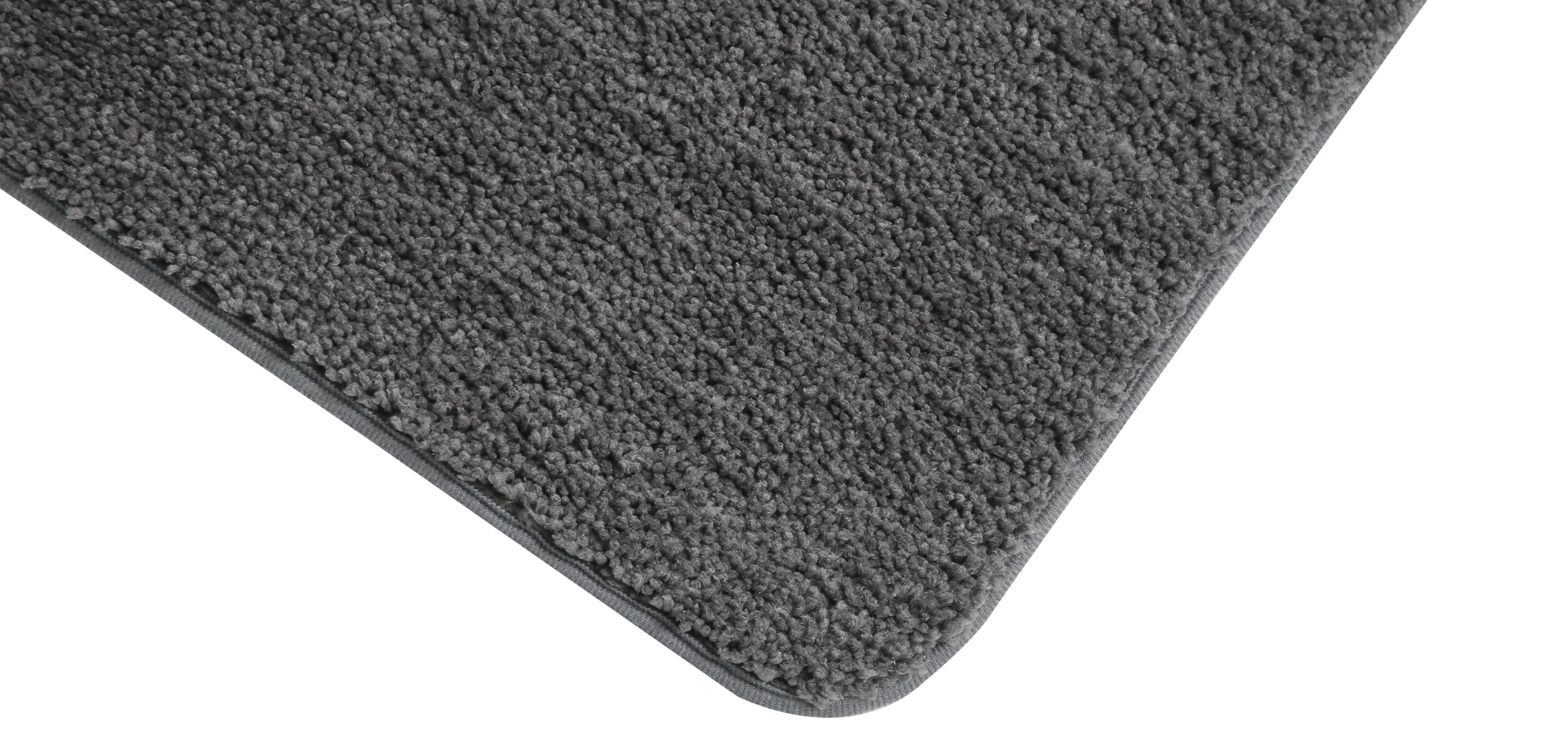my home Badematte »Regona, Badteppich, Badvorleger, Badezimmer Teppich«, rutschhemmend beschichtet, fußbodenheizungsgeeignet-schnell trocknend-strapazierfähig, Uni Farben, besonders weich, als rechteckig und halbrund erhältlich