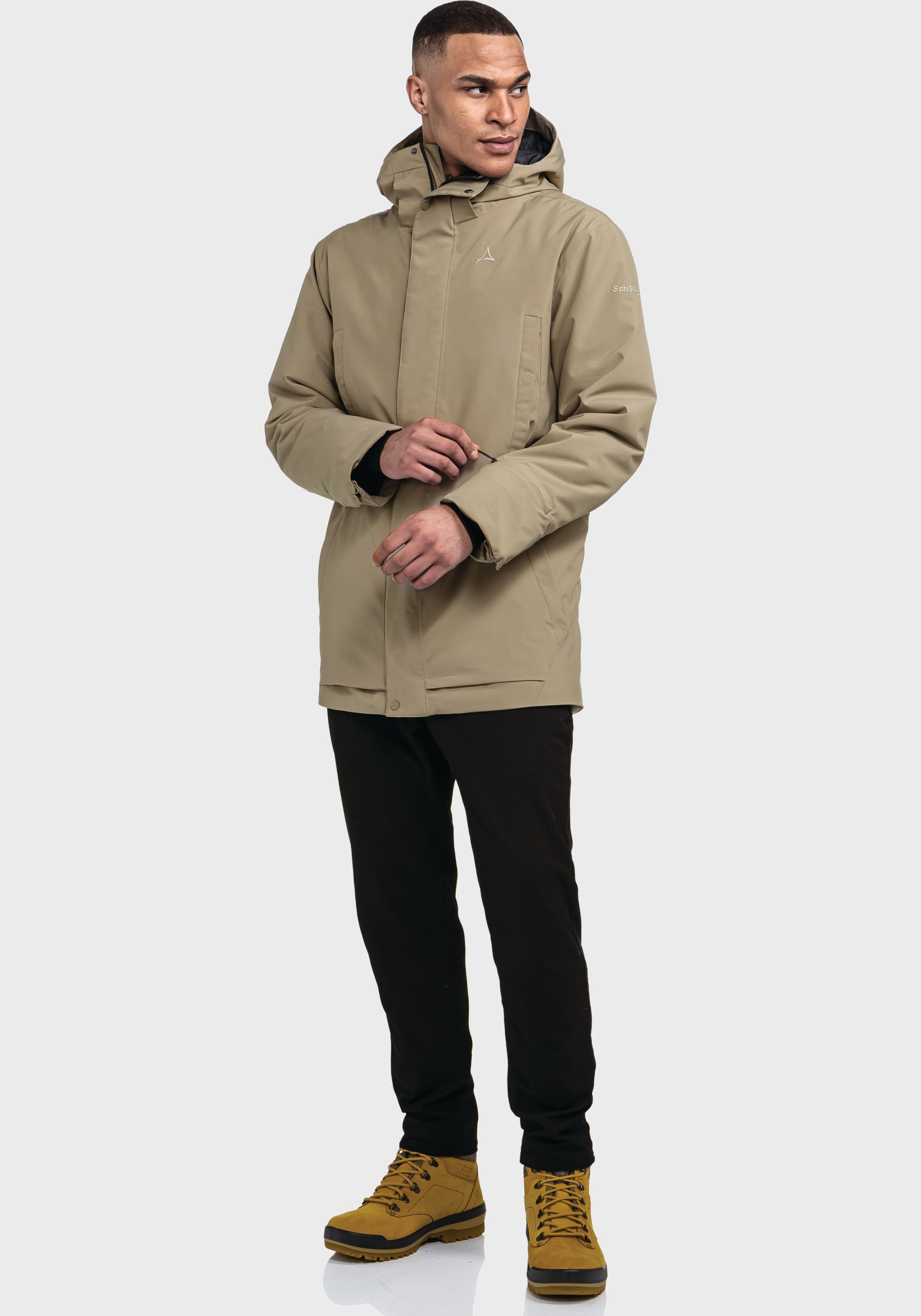 Schöffel Langjacke »Urban Ins Parka Style Crivat MNS«, mit Kapuze