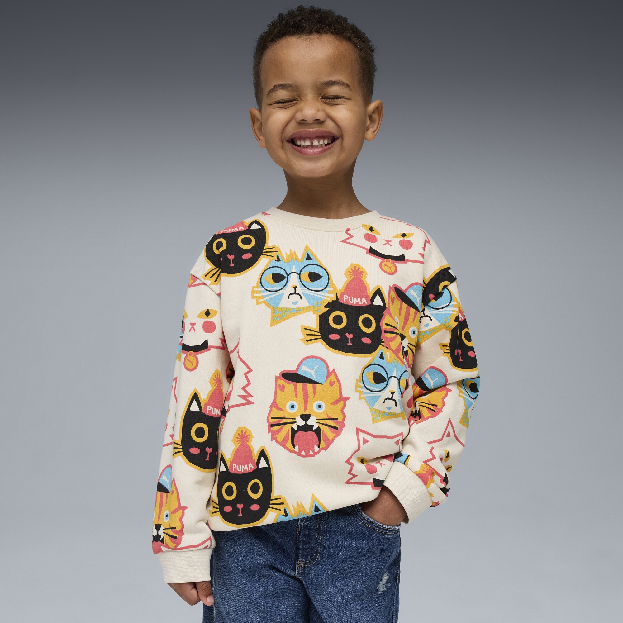 PUMA Sweatshirt »Moody Cat Sweatshirt Kinder«