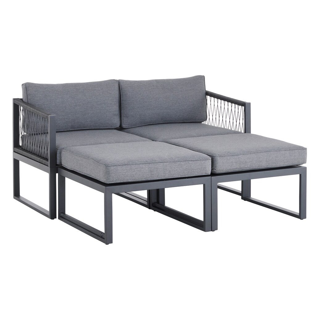 Guido Maria Kretschmer Home&Living Gartenlounge-Set »Santorini«, (9 tlg.), in 4 verschiedenen Varianten nutzbar