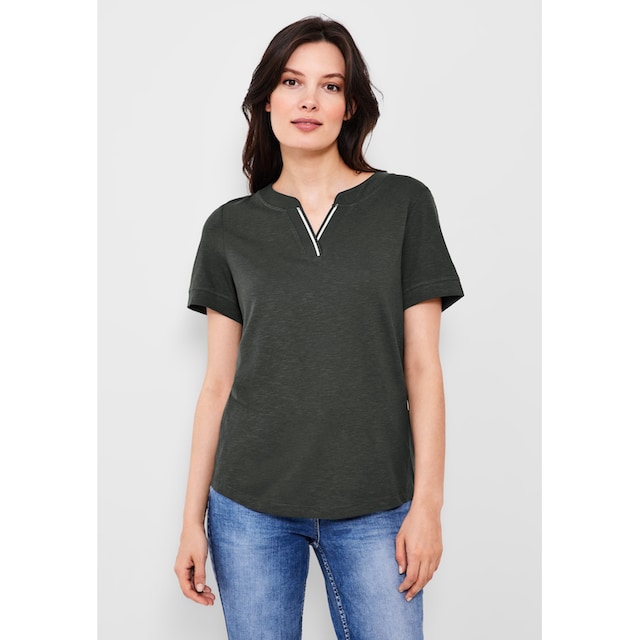 Cecil T-Shirt, in Unifarbe für kaufen | BAUR