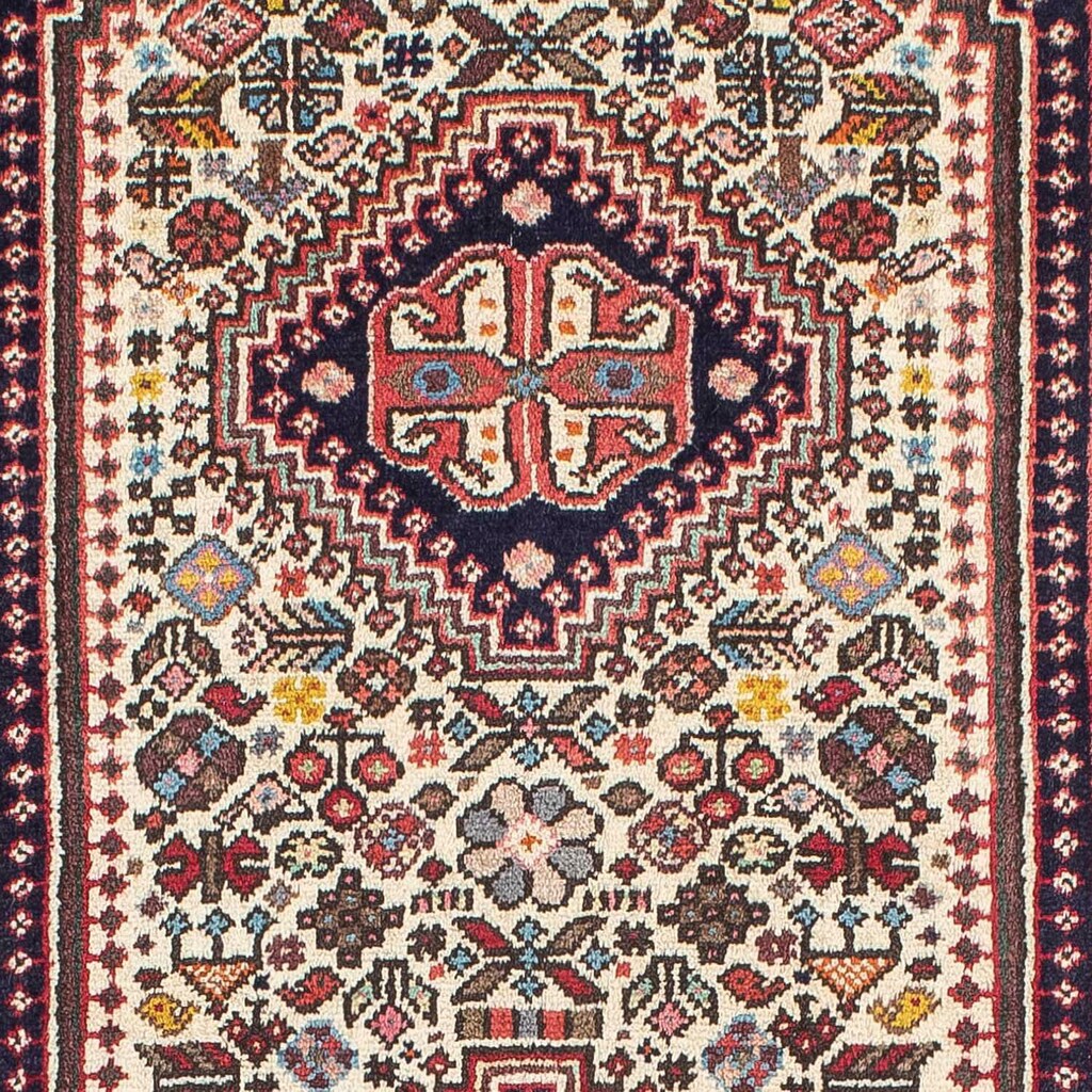 morgenland Hochflor-Läufer »Yalameh Medaillon Rosso chiaro 199 x 80 cm«, rechteckig