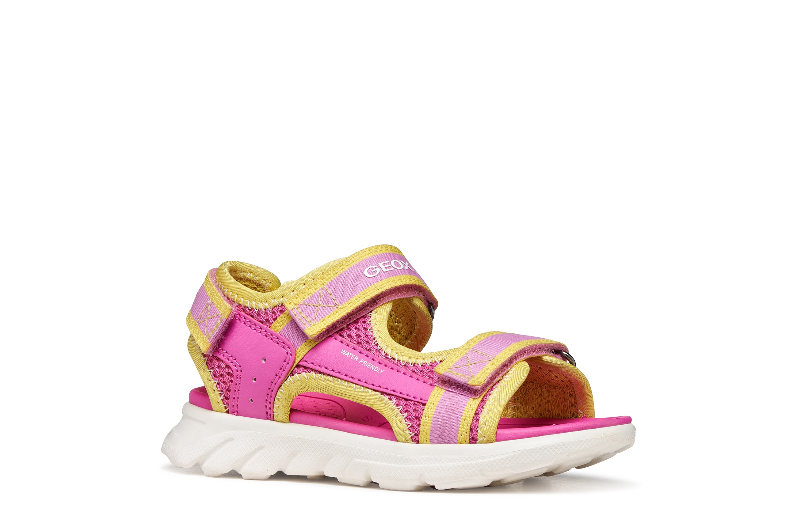 Geox Sandale "J SANDAL AIRADYUM GI" Klettschuh mit Logo, Größenschablone zum Download