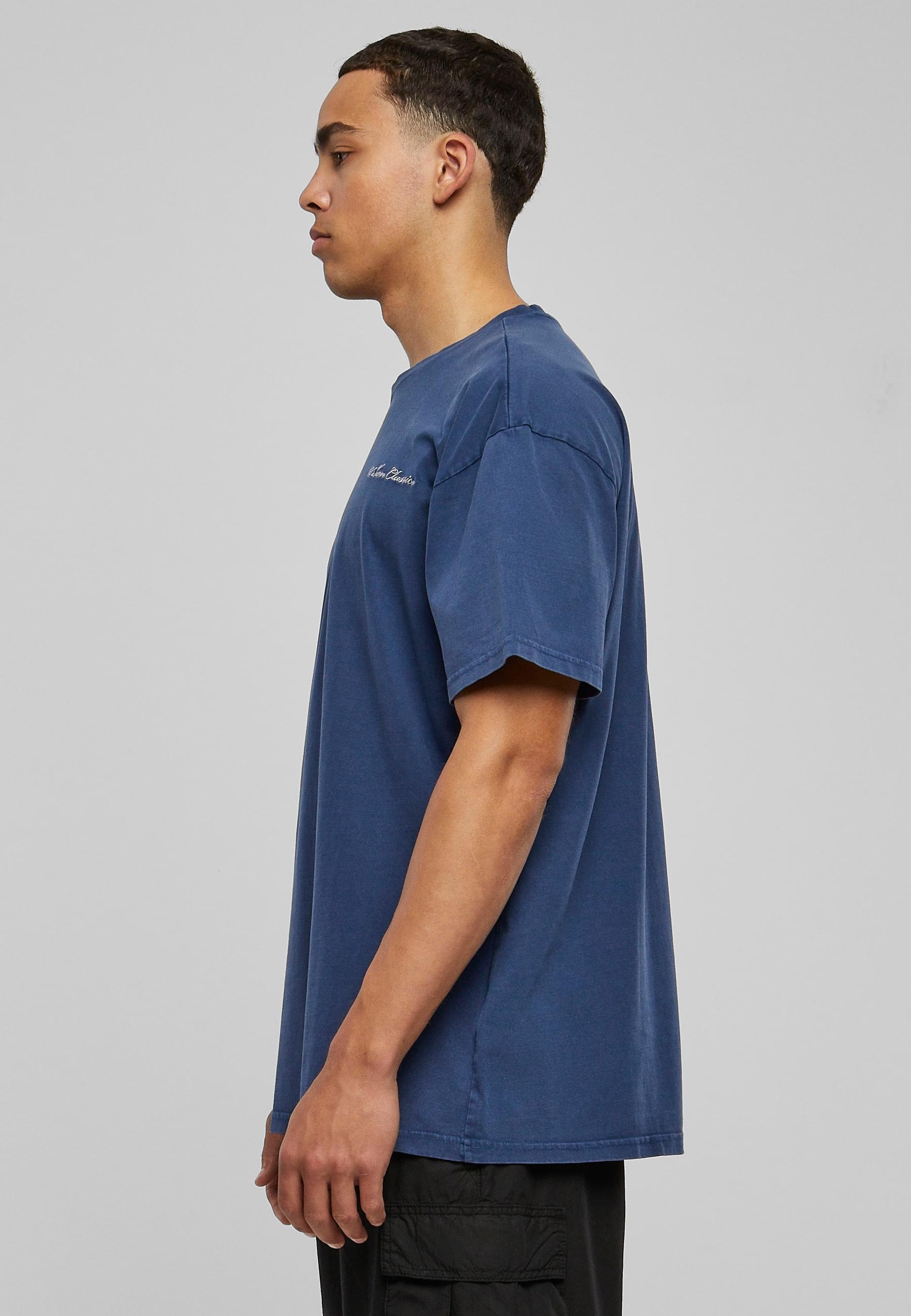 URBAN CLASSICS T-Shirt »Urban Classics Herren Oversized Small Embroidery Tee«, (1 tlg.)