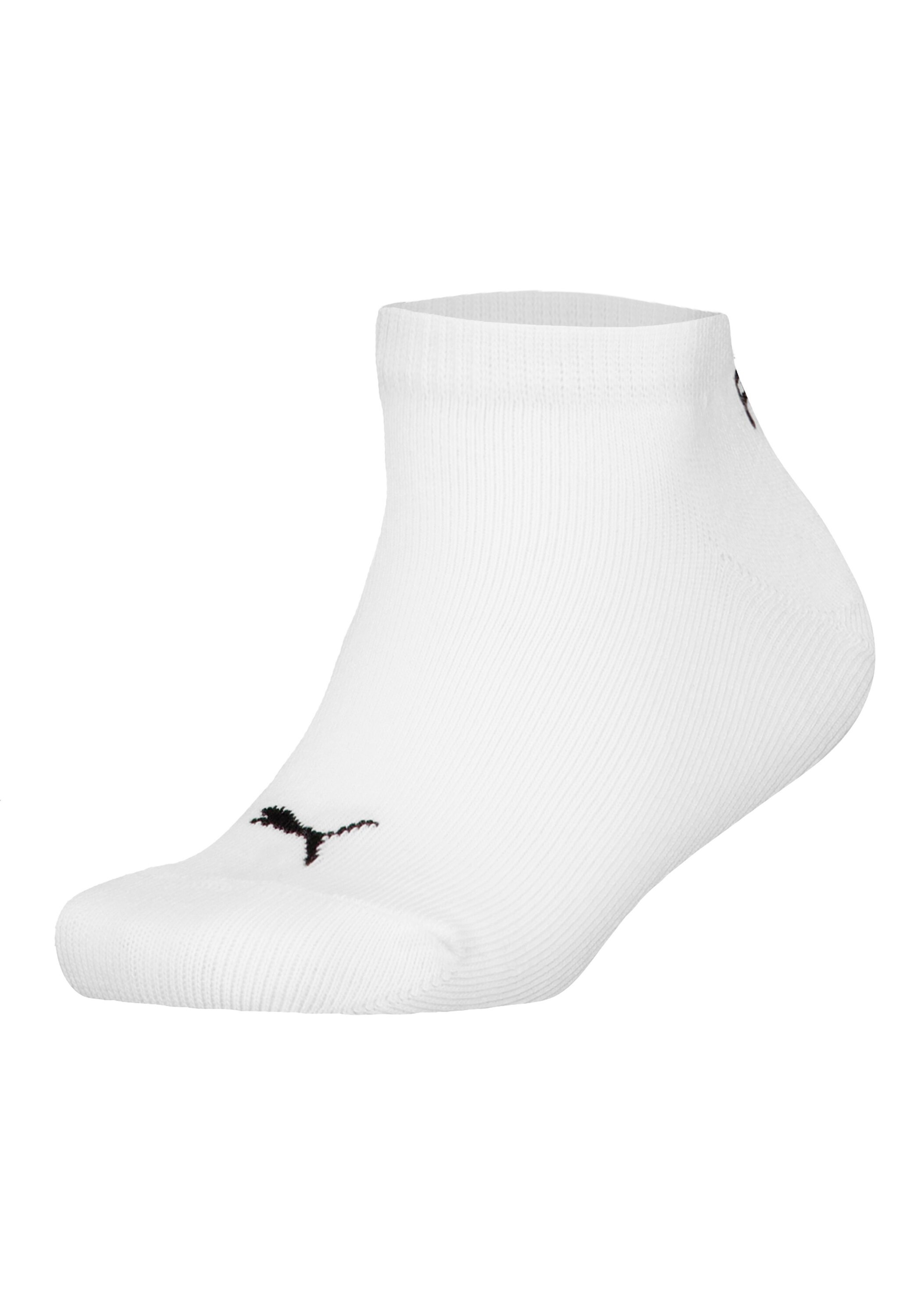 Sneakersocken PUMA "Socken Plain Sneaker 3P 3er Pack", Mädchen, Gr. 27-30, weiß, Obermaterial: 72% Baumwolle CO. 14% Polyamid PA. 12% Polyester PES. 2% Elasthan EL., Socken Sneakersocken 3