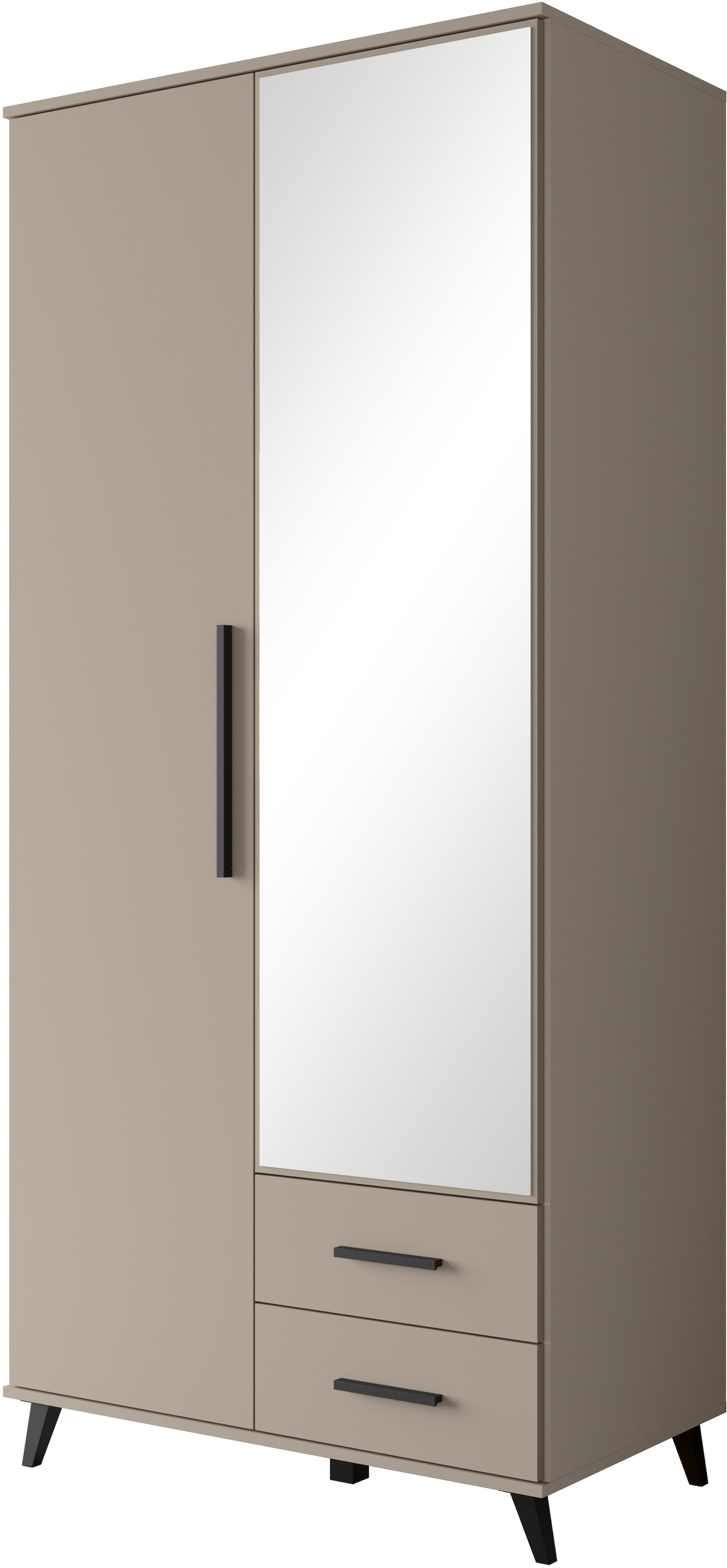 INOSIGN Kleiderschrank »Lagos, Garderobe«, (1 St.), Moderner Drehtürenschrank, FSC-zertifiziert, Schlafzimmerschrank