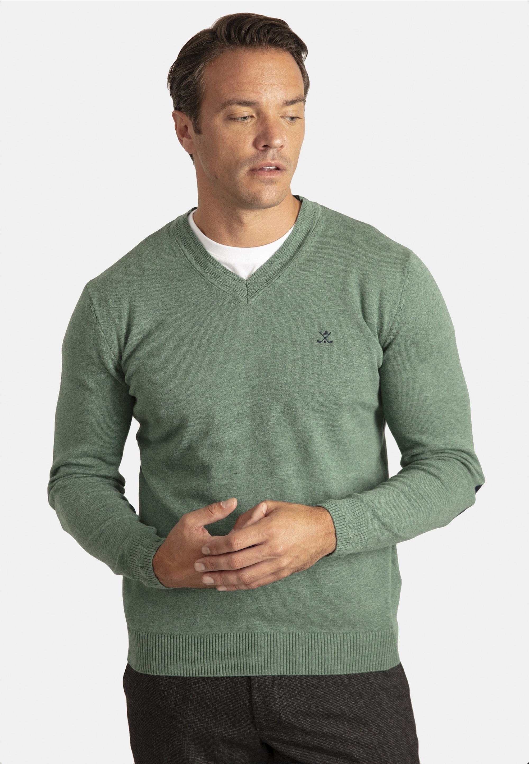 SIR RAYMOND TAILOR Strickpullover "Los Angeles" 1 Stk. mit klassischem V-Au günstig online kaufen