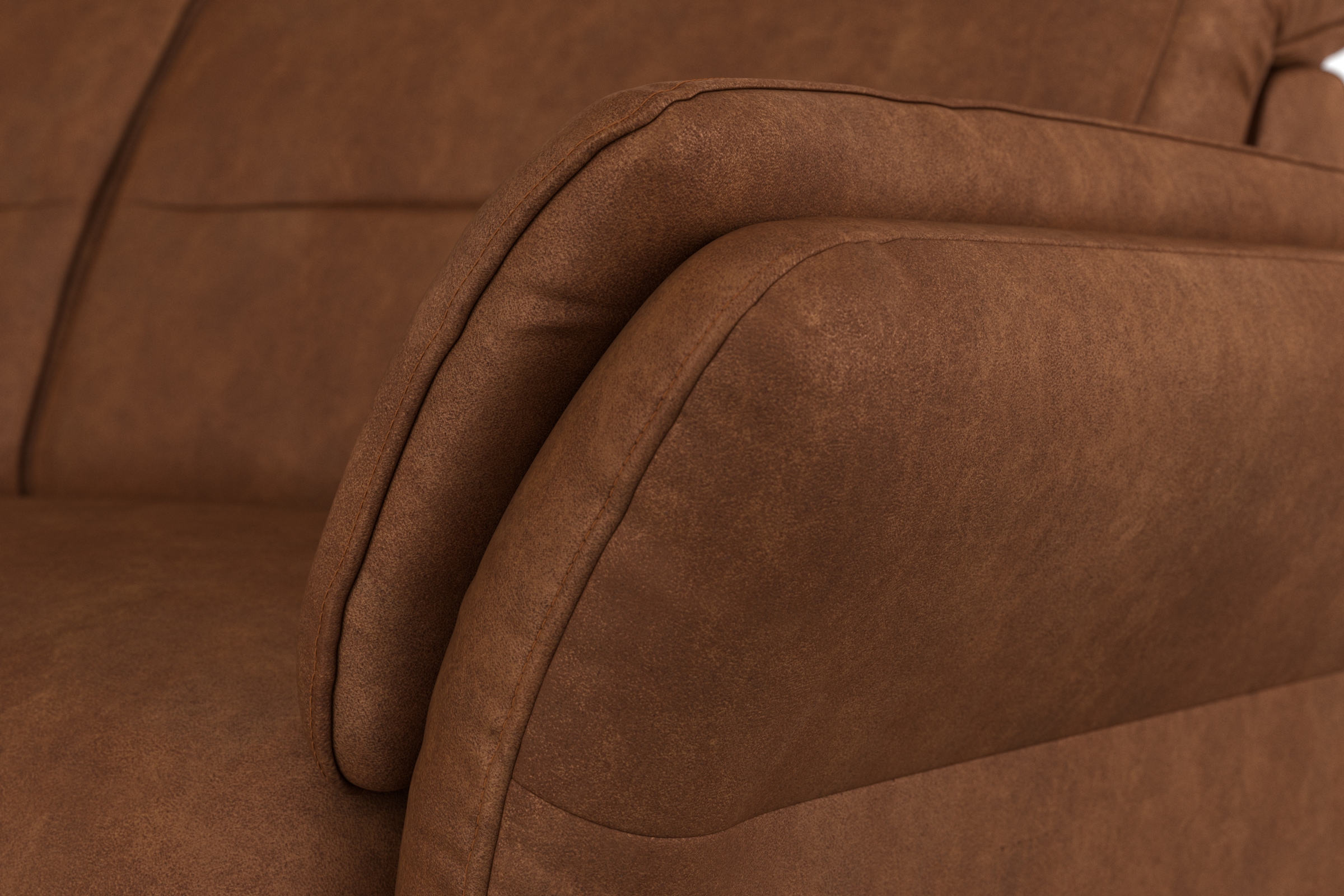 sit&more Ecksofa »Grenoble L-Form mit Federkern«, wahlweise mit Bettfunktion, Bettkasten, Arm- und Kopfteilverstellung