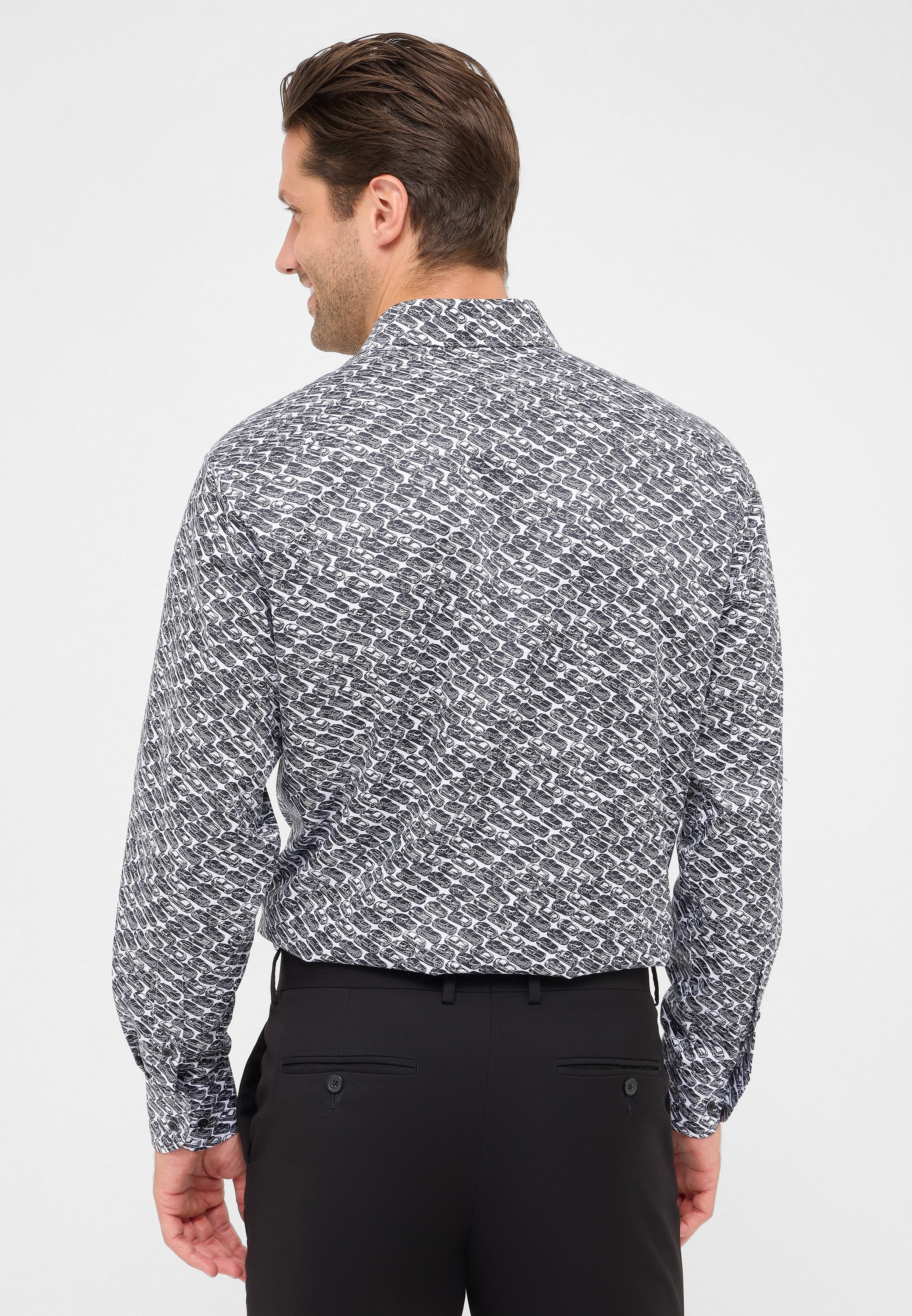Eterna Langarmhemd »MODERN FIT«, NON IRON (bügelfrei)