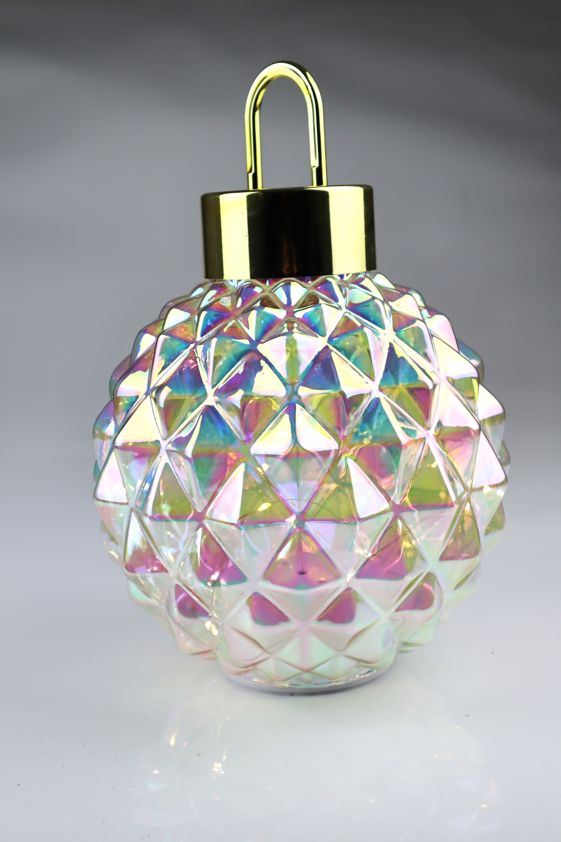 AM Design LED Dekoobjekt "Glaskugel zum aufhängen" 22x32 cm