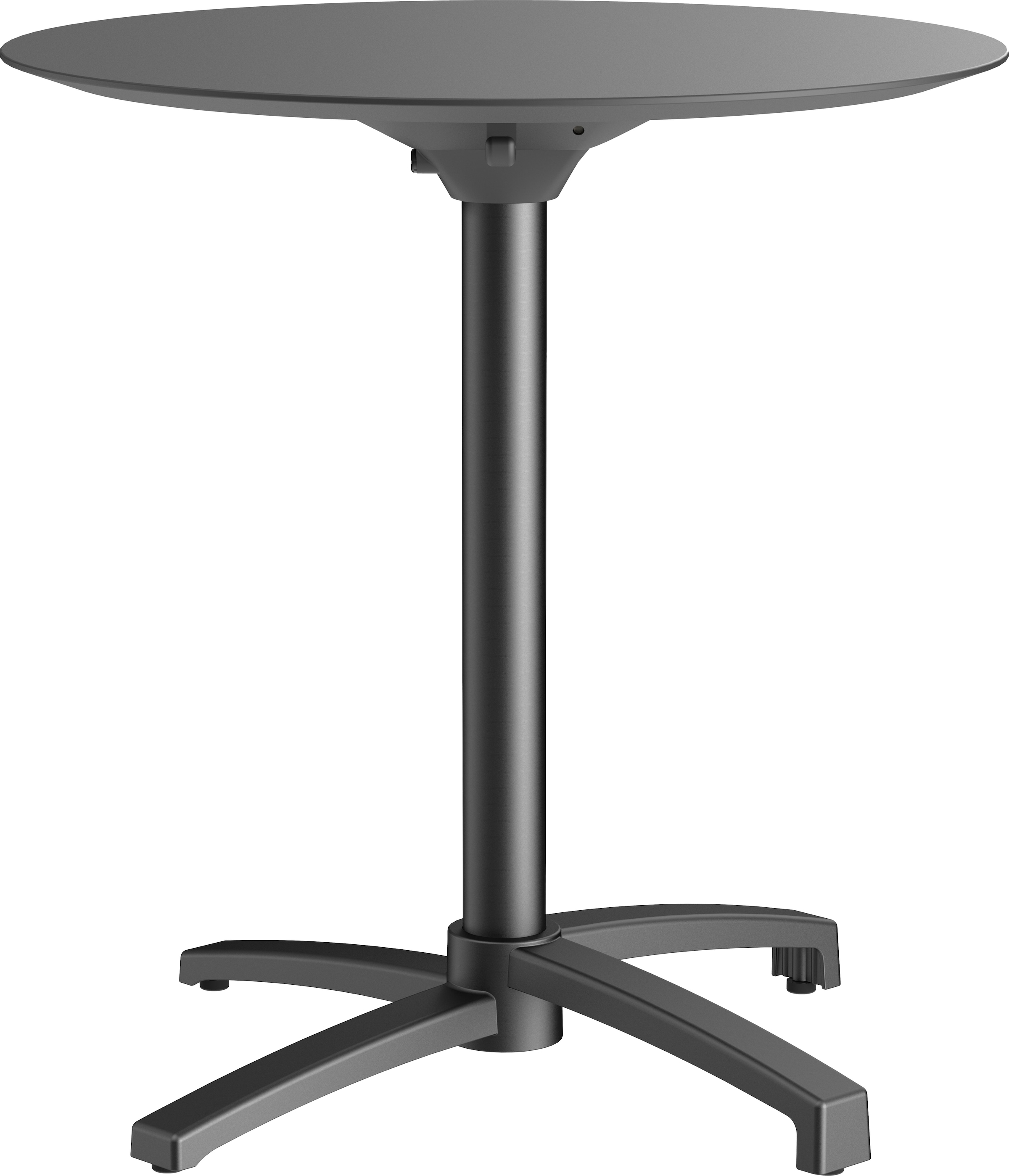 Untergestell ESSENTIALS, B:69cm H:72cm T:69cm, schwarz, Aluminium, Untergestelle, "X Cross", niedrig