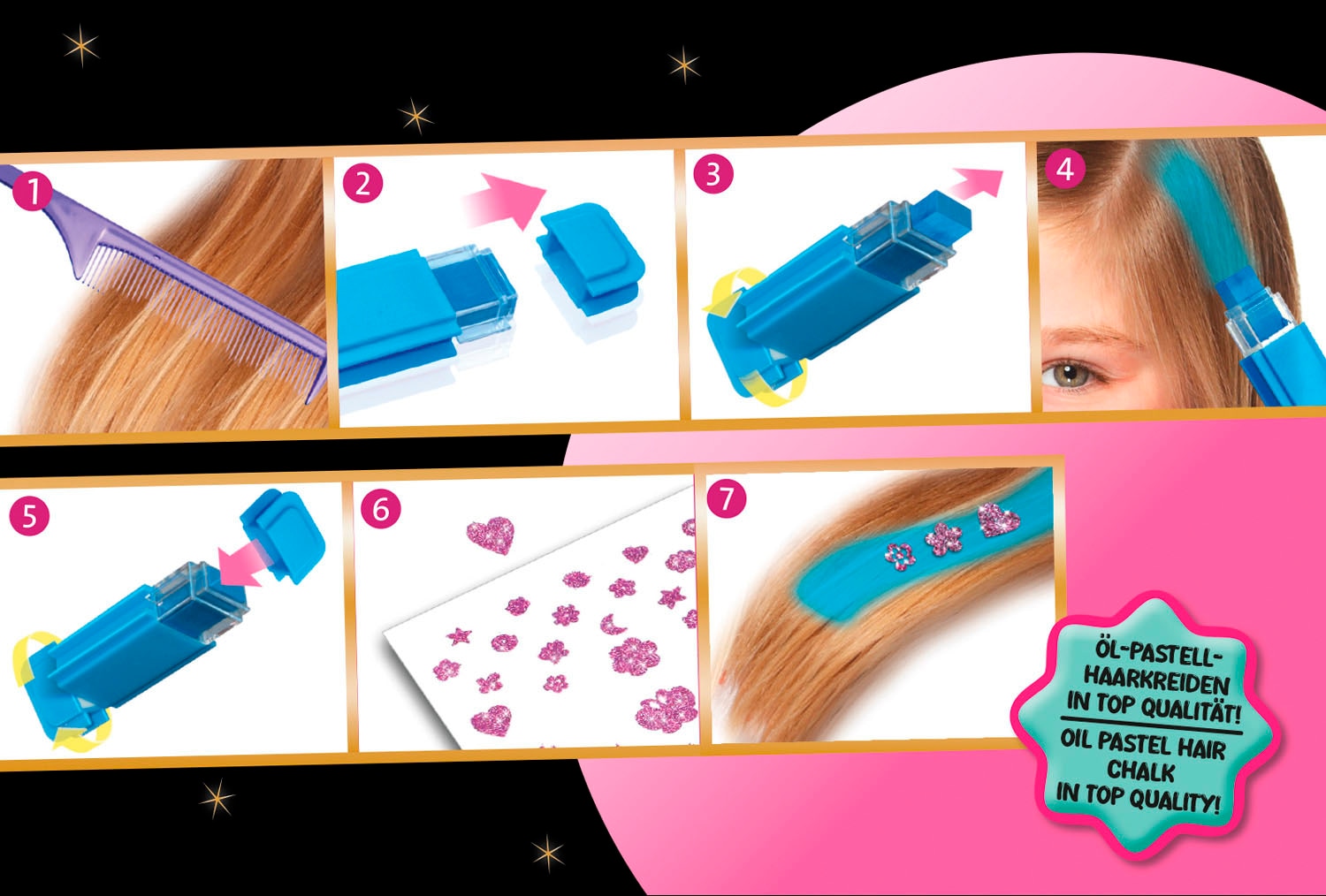 Lena® Kreativset »Haarkreide«