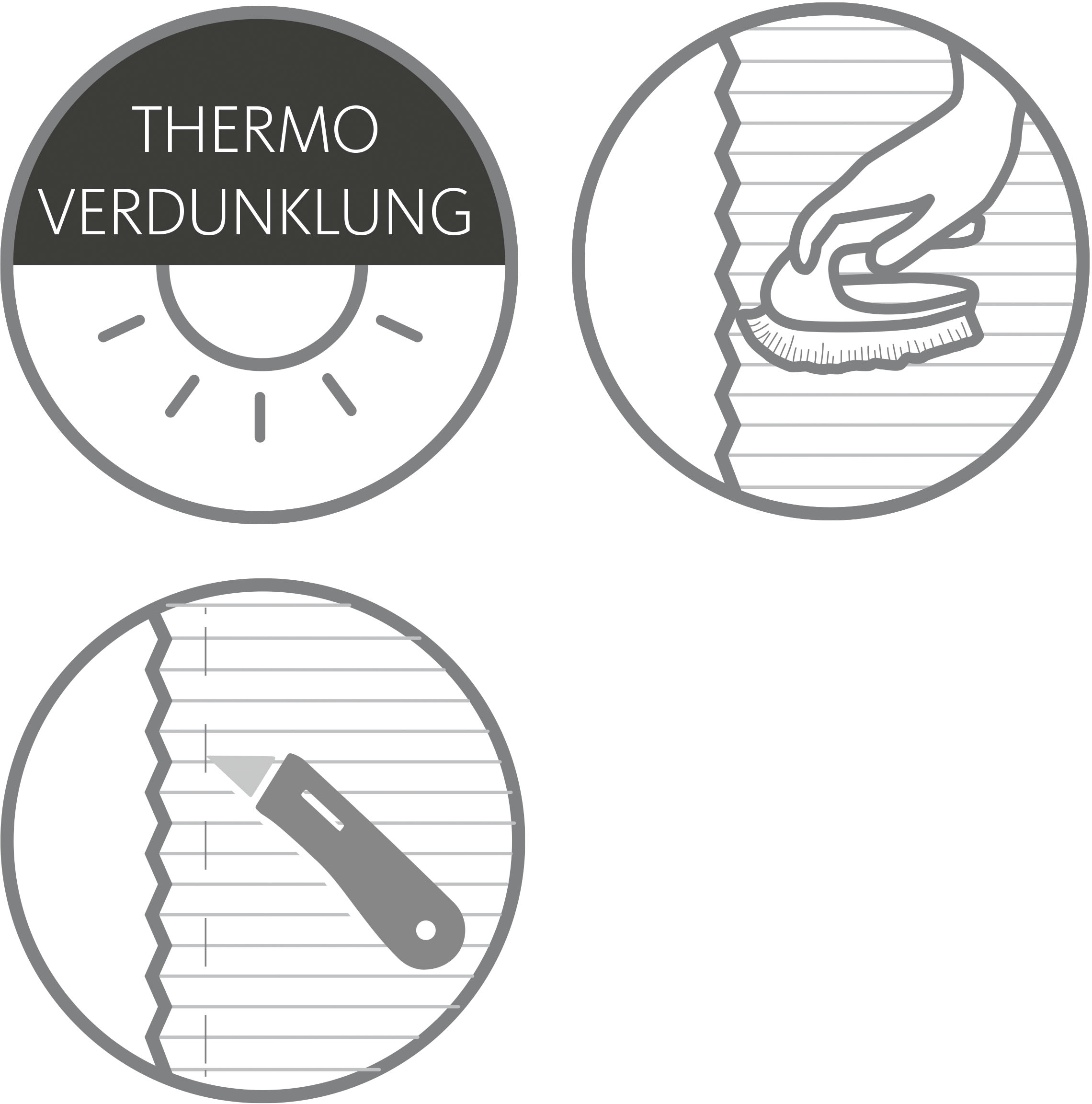 SCHÖNER WOHNEN-Kollektion Plissee »Thermo Plissee Ella« verdunkelnd energiesparend mit Bohren verspannt verschraubt, energiesparend, Thermo Rückseite
