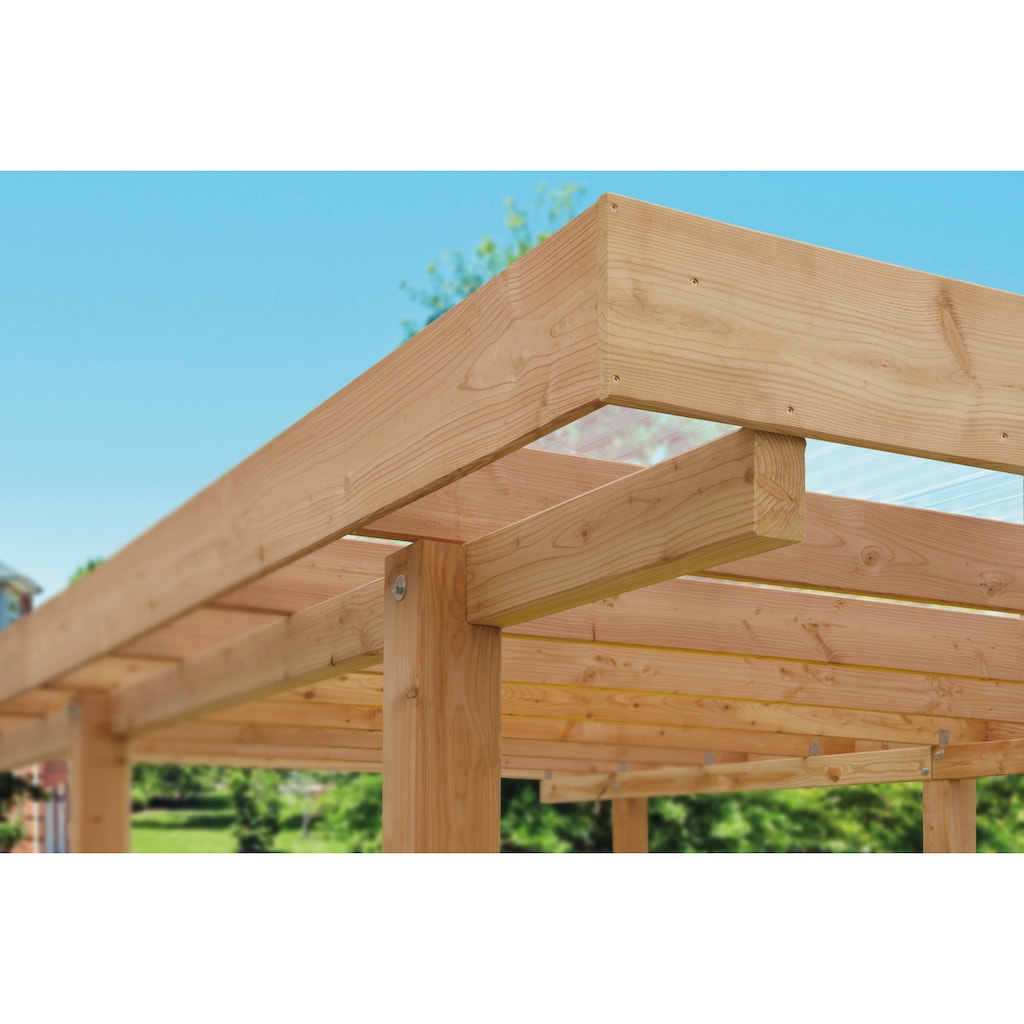 Kiehn-Holz Einzelcarport »Berlin«, Holz, 258 cm, natur