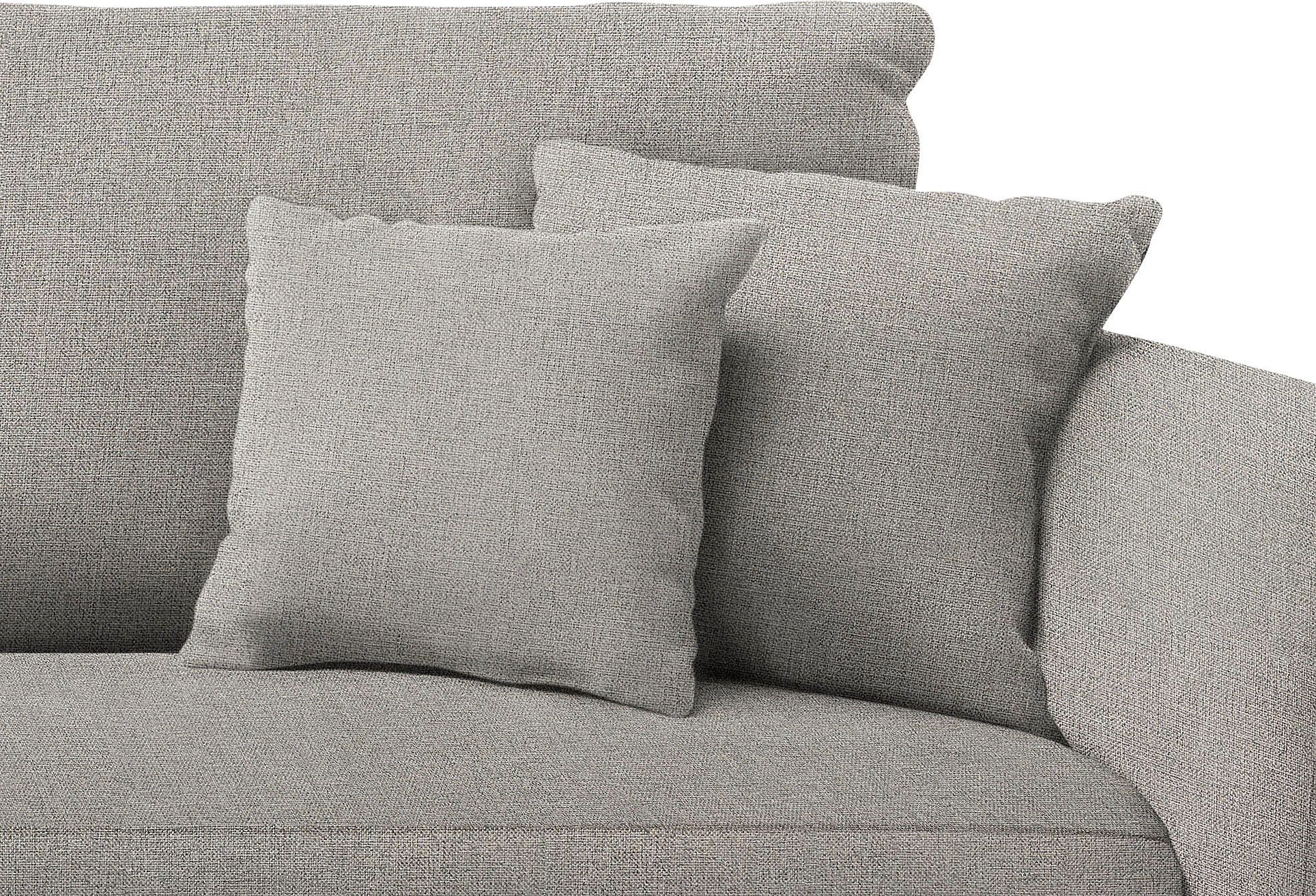 INOSIGN Ecksofa »Amarena L-Form«, inklusive Armlehnenverstellfunktion, 4x Zierkissen gratis