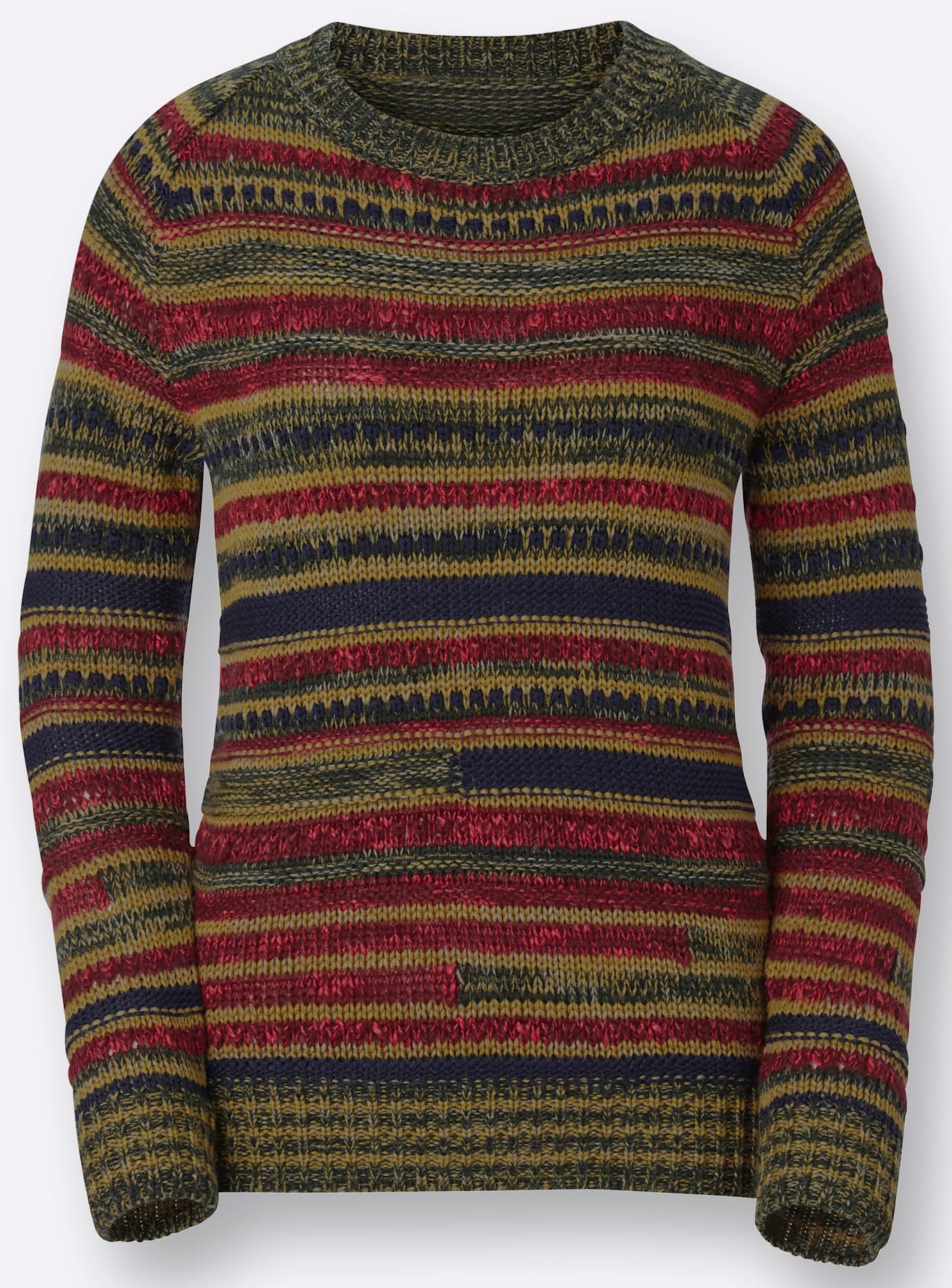 Casual Looks Rundhalspullover »Pullover«